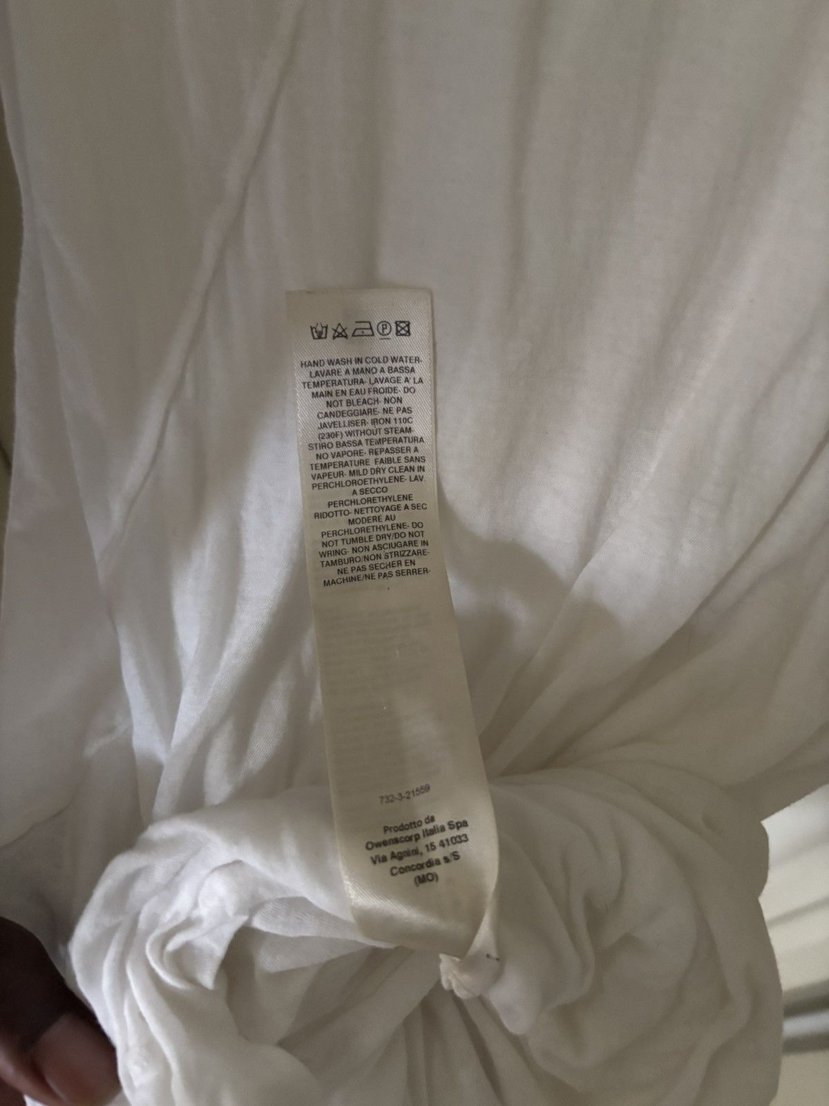 Rick Owens Double Layer short sleeve tee Size US M / EU 48-50 / 2 - 5 Thumbnail