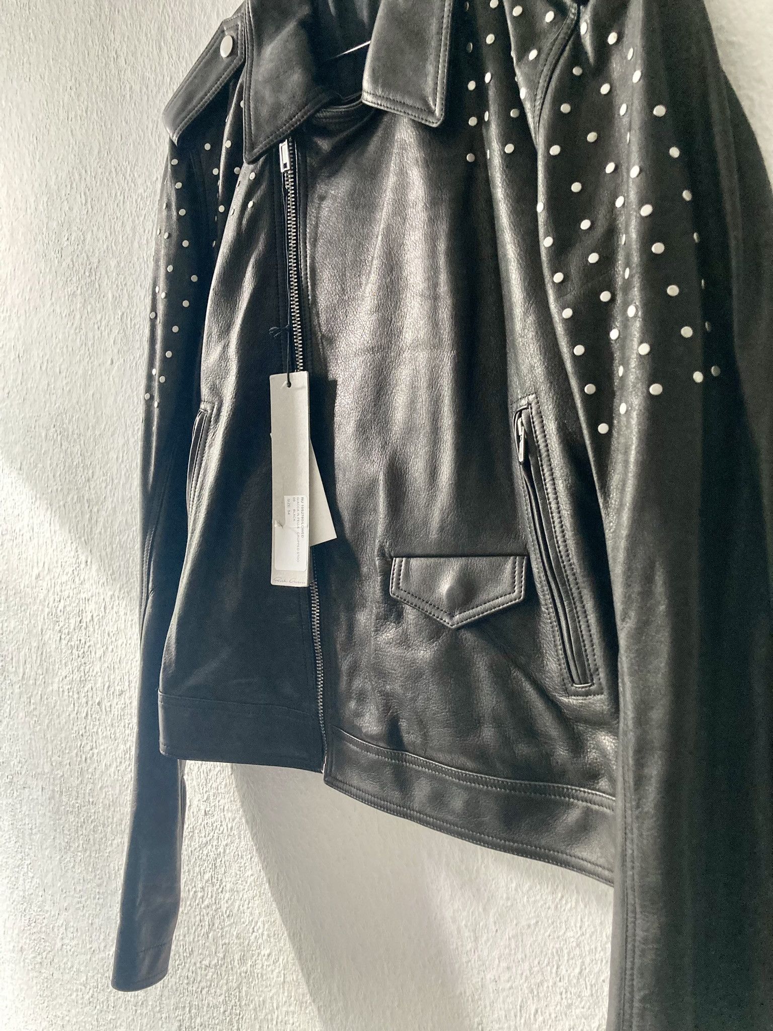Rick Owens SS19 "BABEL" Studded Stooges LCW Leather Jacket Rick Owens Size US L / EU 52-54 / 3 - 7 Thumbnail