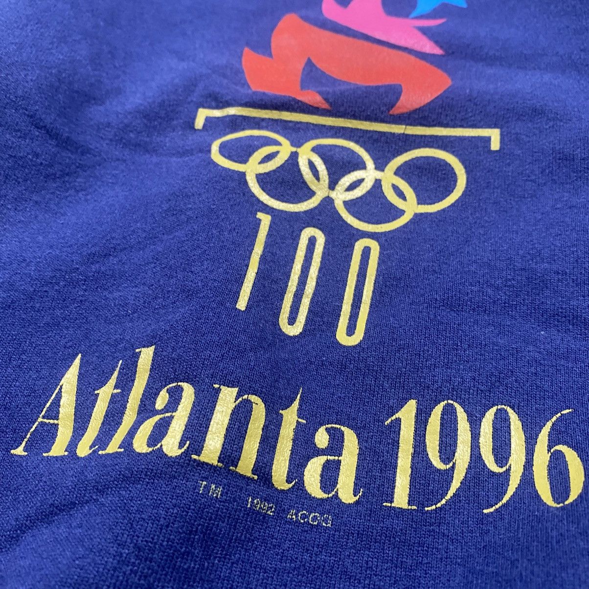 Champion Grail Vintage 90s 1996 Atlanta Olympic Games Crewneck Size US L / EU 52-54 / 3 - 4 Thumbnail