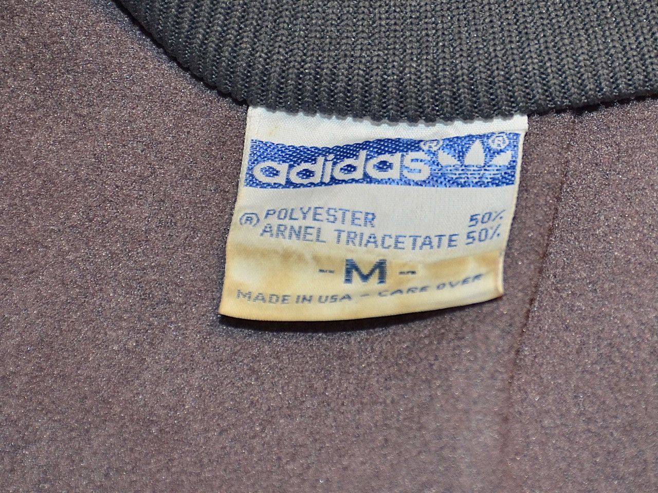 Adidas Vintage Adidas USA Trefoil Track Jacket Blue M (fits small) Size US M / EU 48-50 / 2 - 6 Thumbnail