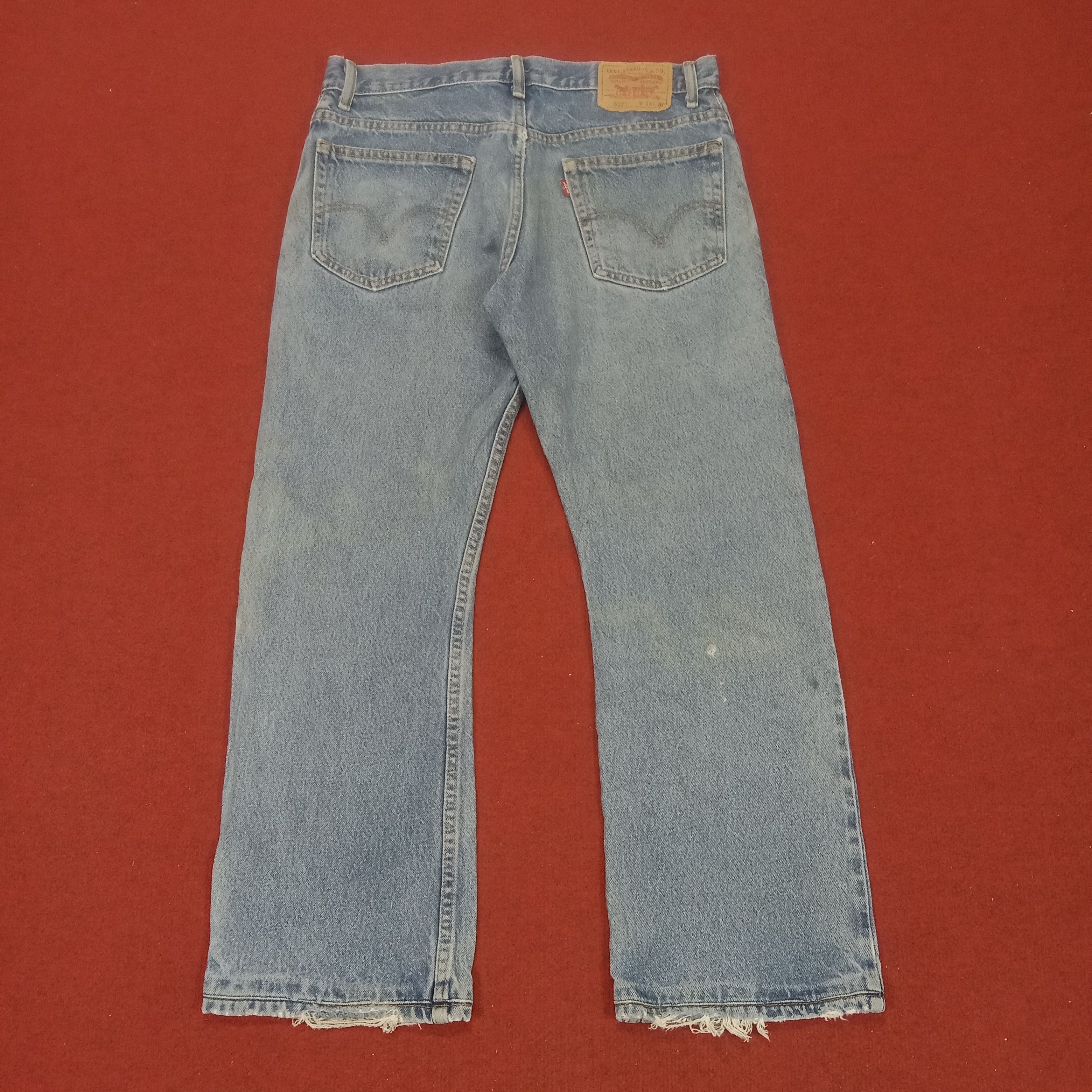 Levi's × Vintage Levis Distressed Jeans Daily Streetwear Style Size US 33 - 4 Thumbnail