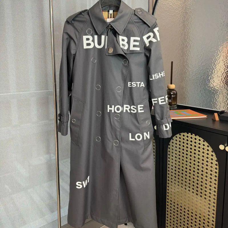 Burberry Burberry Gray Women's Trench Coat Size XS Size XS / US 0-2 / IT 36-38 - 1 Thumbnail