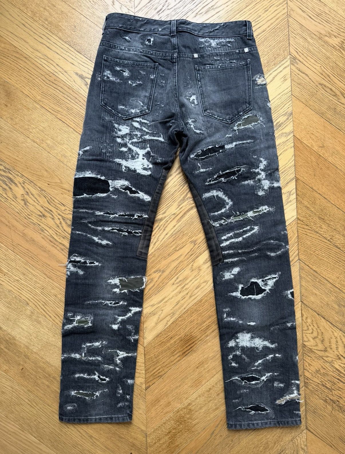 Givenchy Givenchy black jeans boro Matthew Williams Size US 30 / EU 46 - 3 Thumbnail