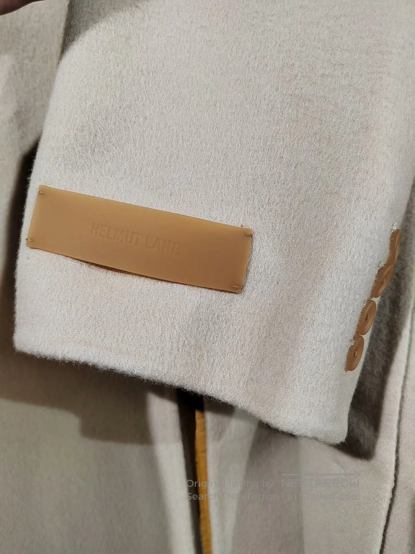 Helmut Lang Helmut Lang Wool Blend Overcoat. Size L / US 10 / IT 46 - 6 Thumbnail