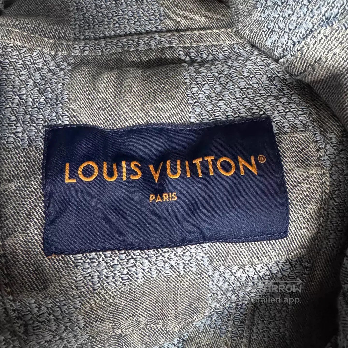 Louis Vuitton Blue Checkered Denim Jacket (Size L). Size US L / EU 52-54 / 3 - 5 Thumbnail