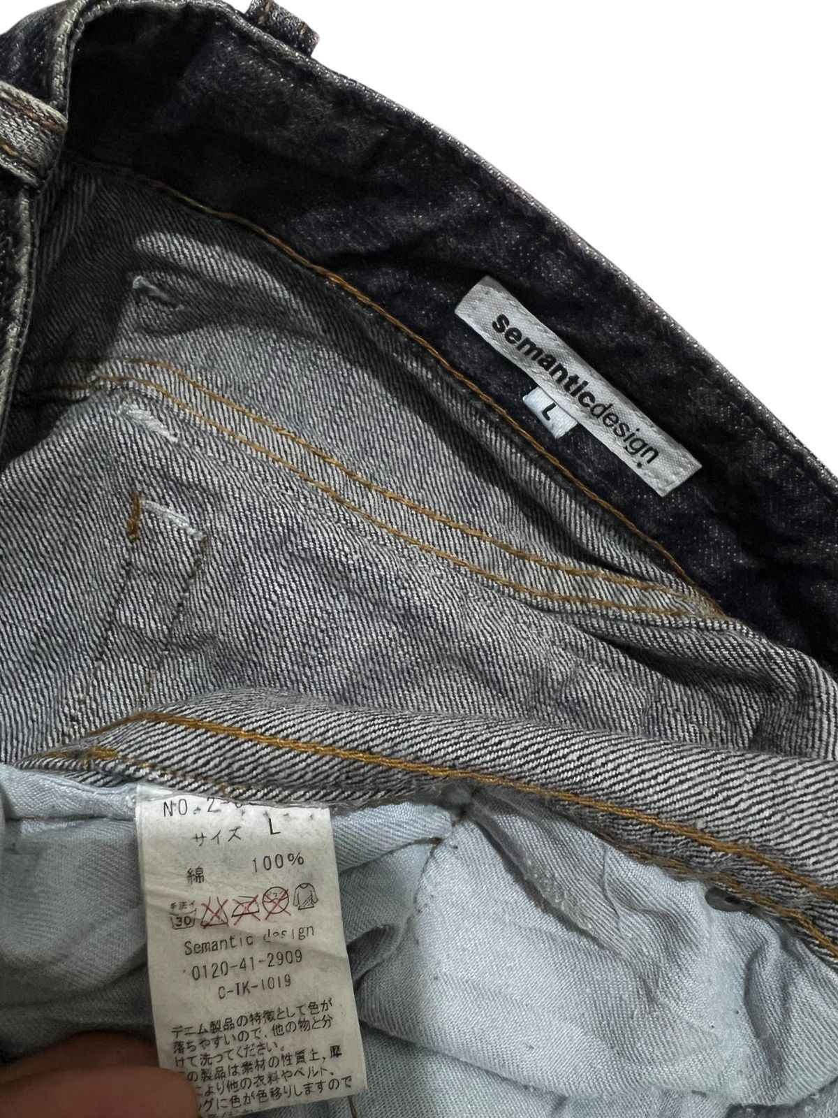 If Six Was Nine Semantic design tattoos washed flared pants Size US 30 / EU 46 - 13 Thumbnail