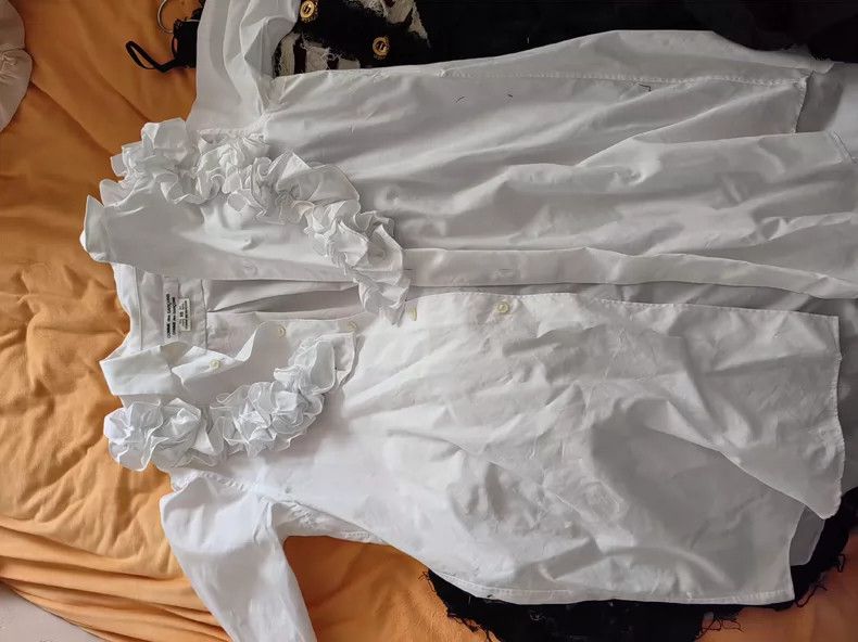 Comme des Garcons Comme Des Garcons White floral shirt 2503-Nextarrow Size XS / US 0-2 / IT 36-38 - 1 Thumbnail