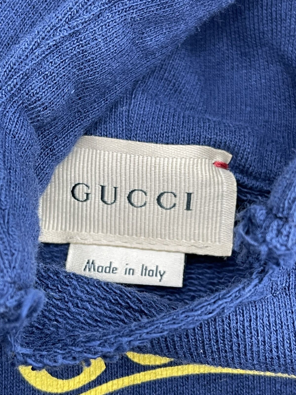 Gucci Size 6/9M - Gucci Logo Print Hoodie Blue Kids Size US XXS / EU 40 - 4 Thumbnail