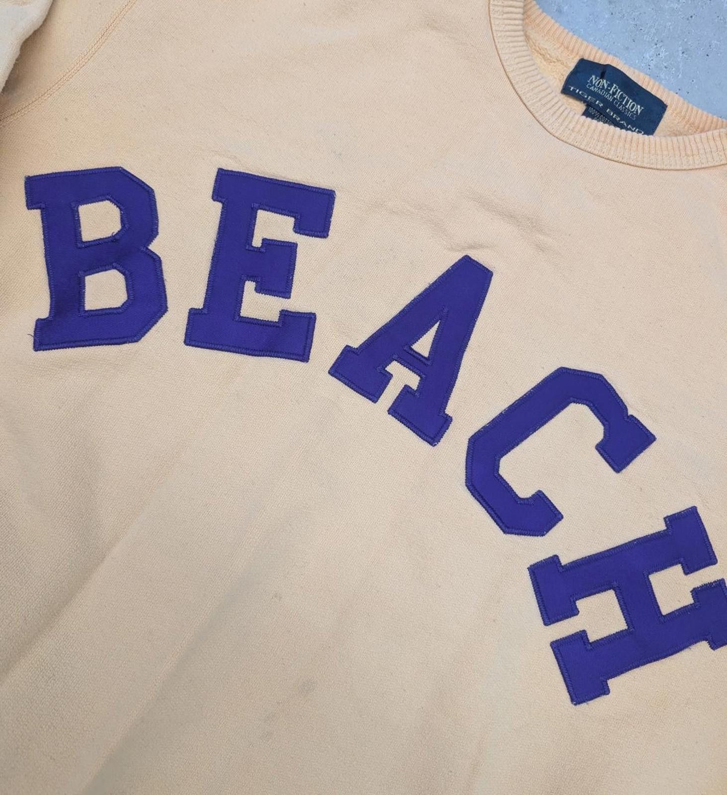 Vintage Vintage 90s Faded Orange Beach sweater Size US M / EU 48-50 / 2 - 3 Thumbnail