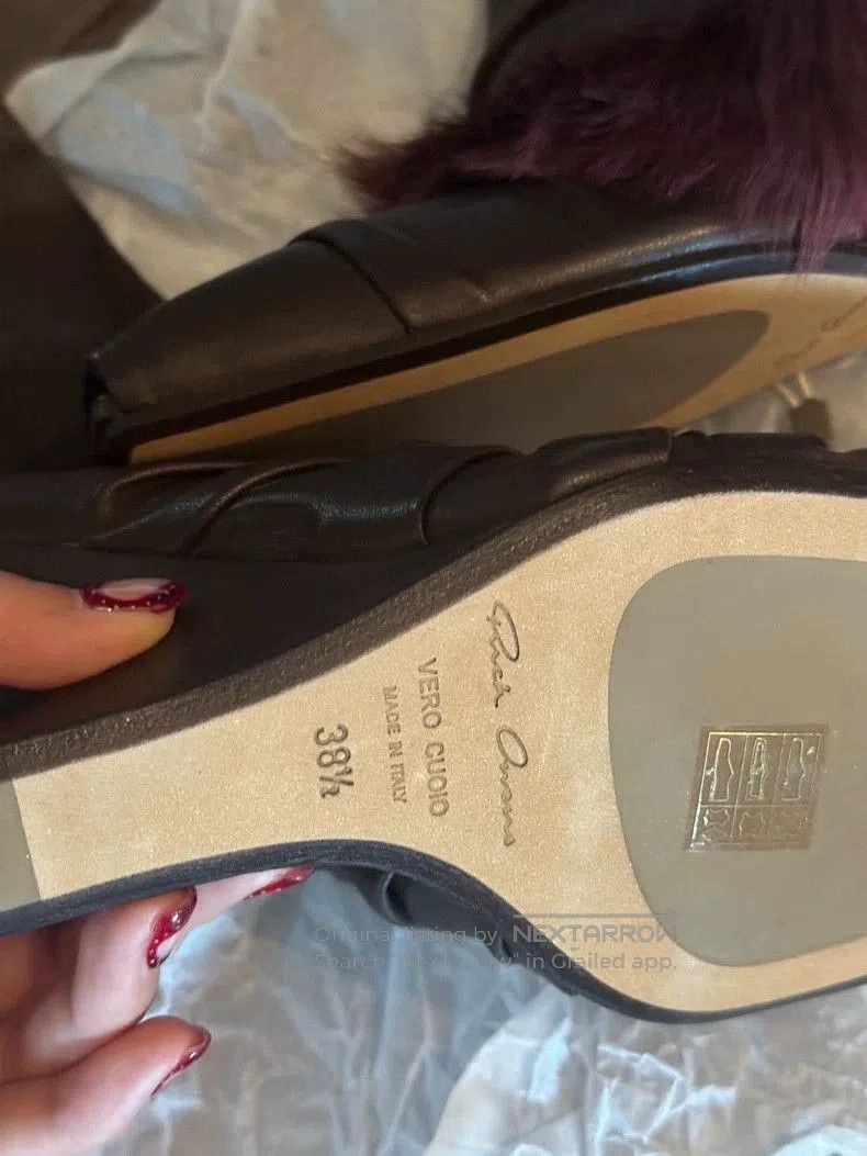 Rick Owens Rick Owens Unique High Heeled Boots with Fur. Size US 7.5 / EU 40-41 - 4 Thumbnail