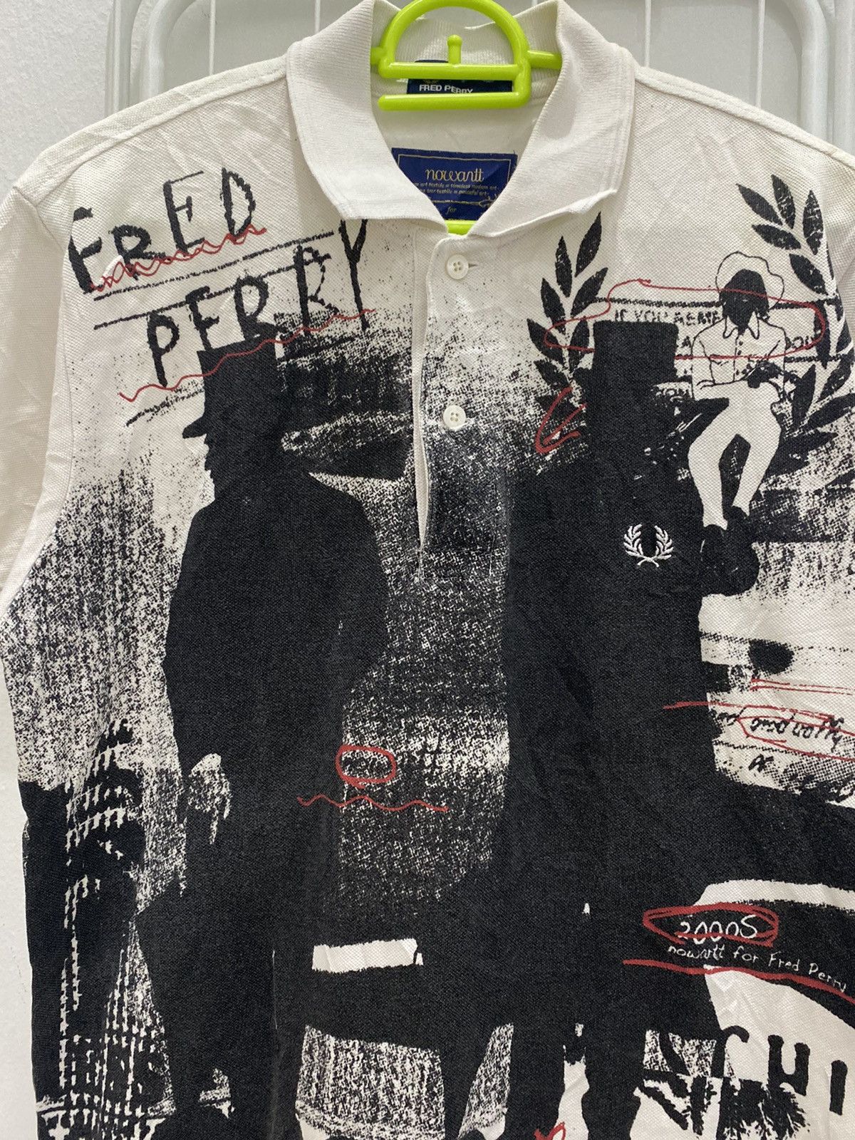 FRED PERRY×nowartt Fred Perry Nowartt Art Polo Shirt - benaras.co