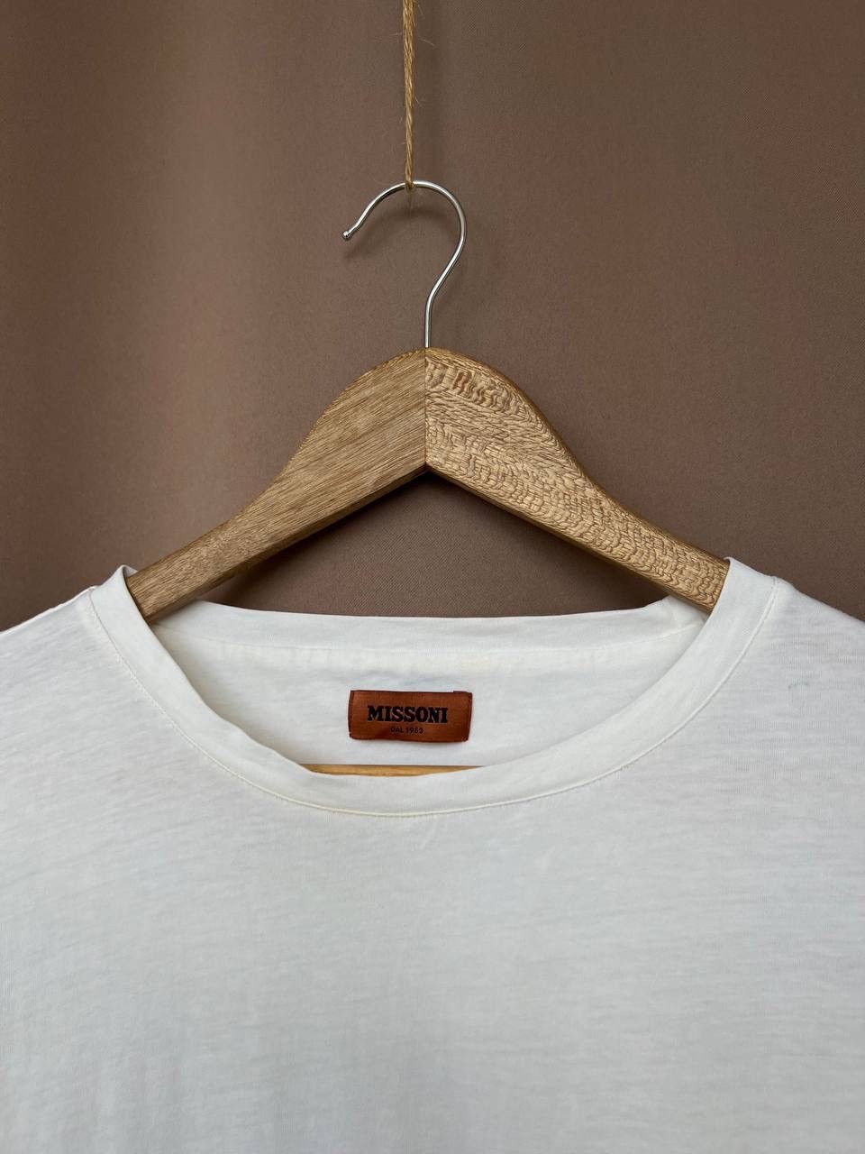 Missoni Missoni Embroidered Logo T-Shirt Mens Size XXL/XL White Size US XXL / EU 58 / 5 - 10 Thumbnail