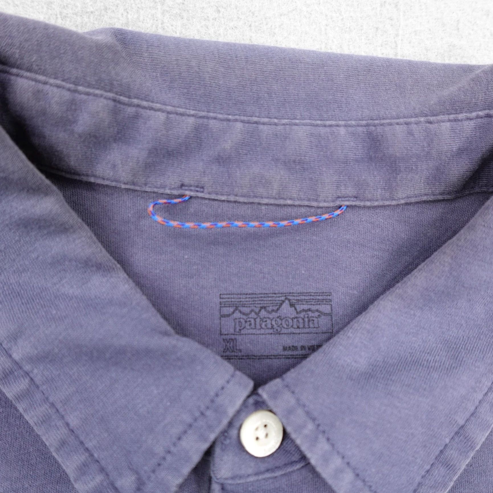 Patagonia Patagonia Polo Shirt Men XL Blue Trout Fitz Roy Fish Logo Organic Hiking Fishing Shirt Size US XL / EU 56 / 4 - 6 Thumbnail