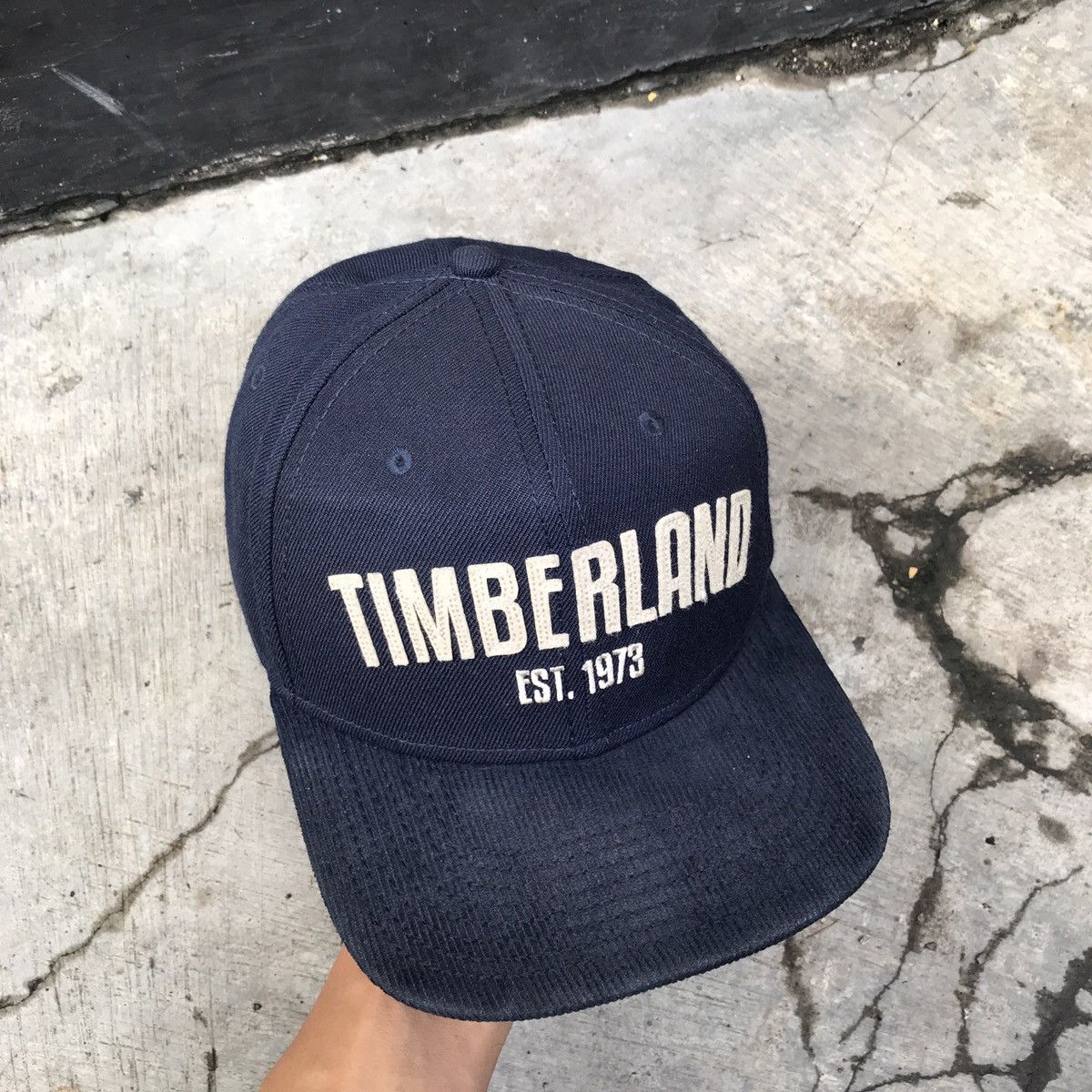 Timberland Timberland snapback hat with corduroy brim Size ONE SIZE - 1 Thumbnail