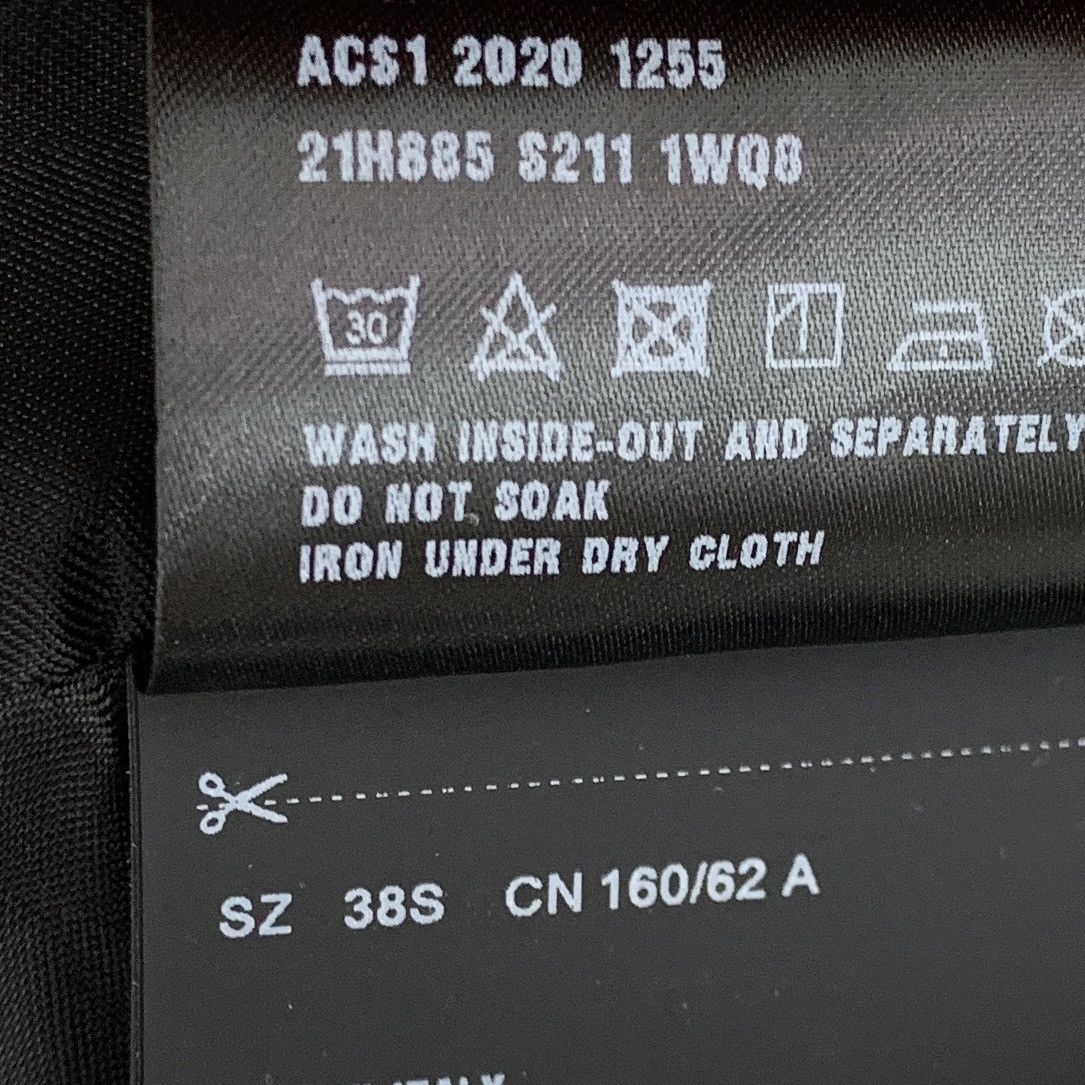 Prada Prada Black Triangle Logo Pleated Casual Long Skirt K26WX Size 26" / US 2 / IT 38 - 9 Thumbnail