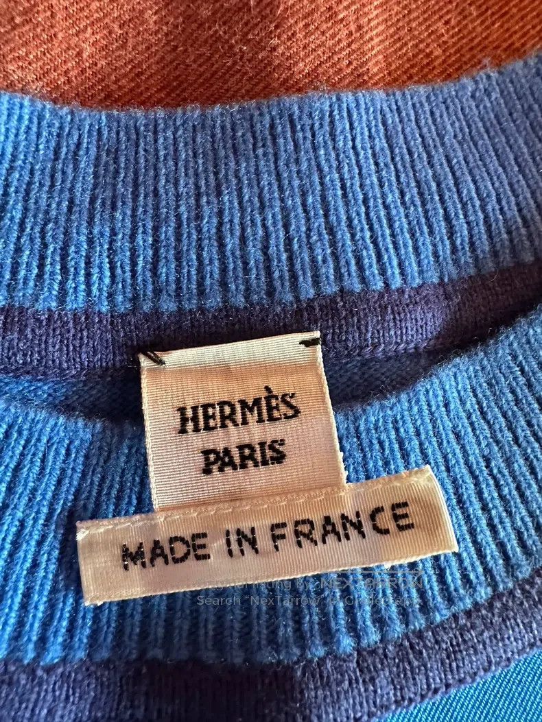 Hermes Hermes Silk and Wool Knit Short Sleeve Size XS / US 0-2 / IT 36-38 - 3 Thumbnail