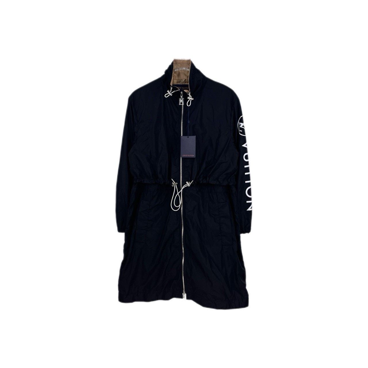 Louis Vuitton Louis Vuitton Long jacket with black sleeve arm logo jacket Size US S / EU 44-46 / 1 - 1 Thumbnail