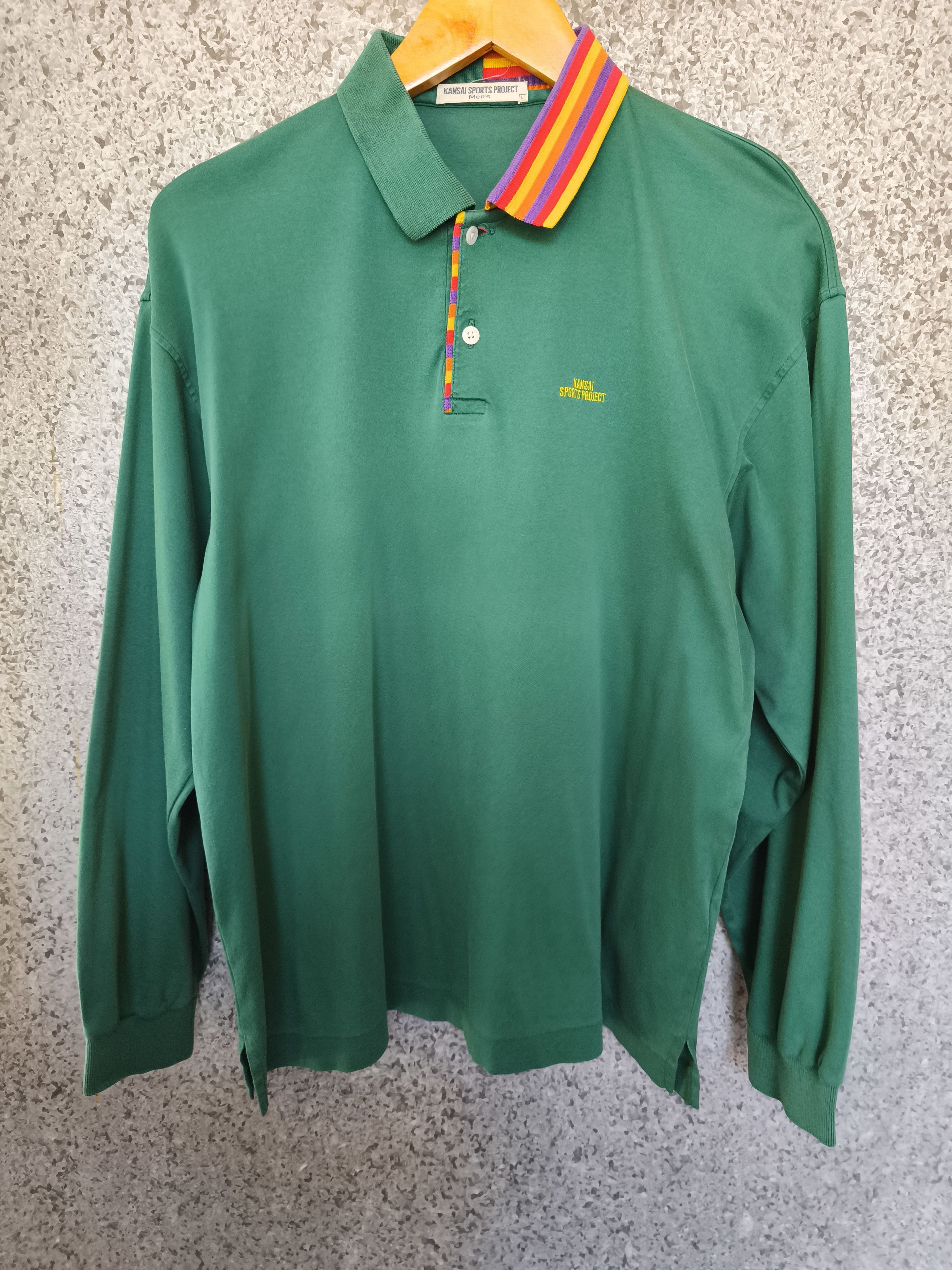 Kansai Yamamoto Vintage Kansai Sport Project polos long sleeve Size US L / EU 52-54 / 3 - 2 Thumbnail