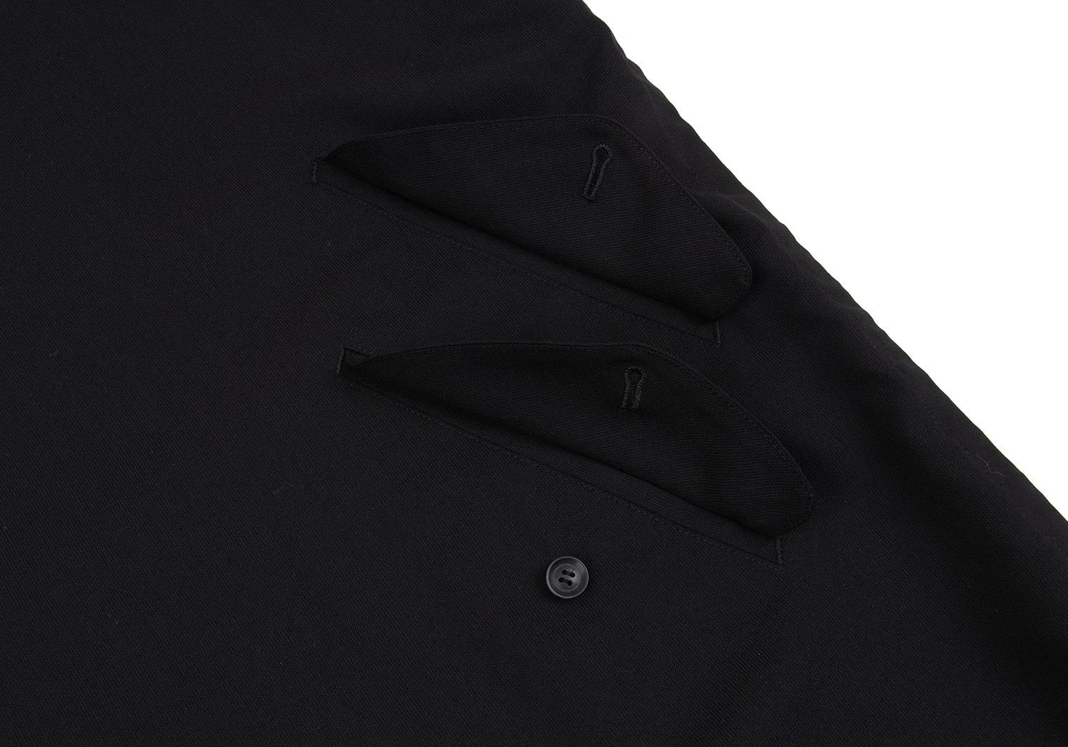 Yohji Yamamoto Yohji Yamamoto Wool Long Coat with Flap Pockets Size US S / EU 44-46 / 1 - 8 Thumbnail
