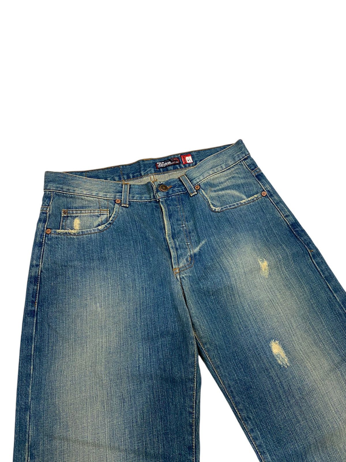 Howe Vintage Howe Tailored Denim Low Rise Straight Jeans Grunge Size US 30 / EU 46 - 3 Thumbnail