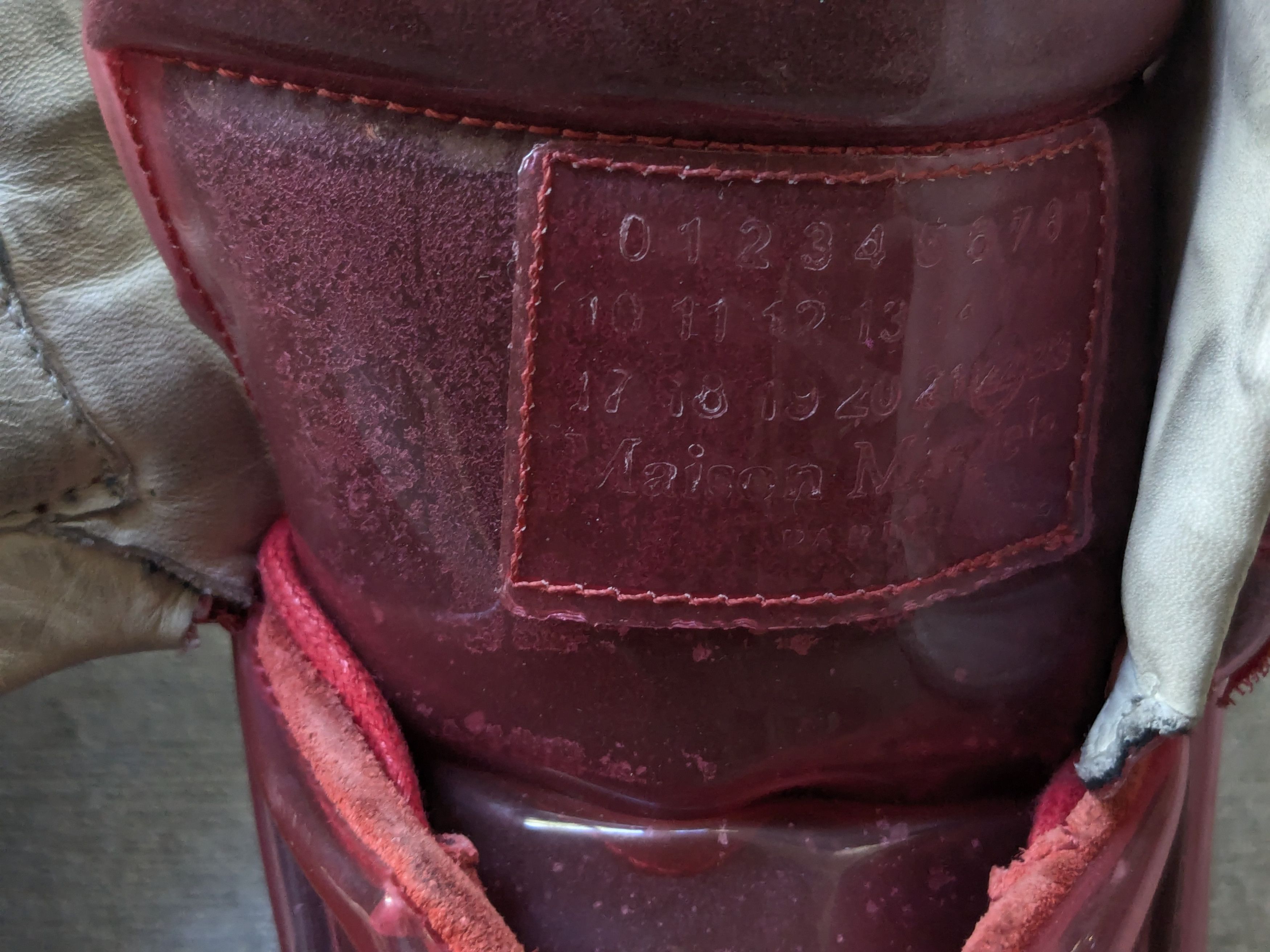 Maison Margiela Maison Margiela Future Red PVC 10 43 High Tops Clear Size US 10 / EU 43 - 9 Thumbnail