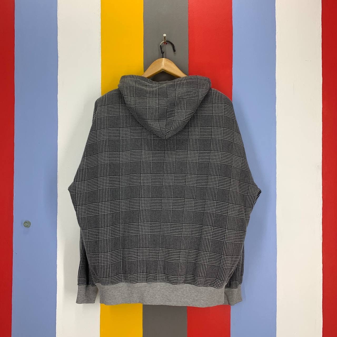 Playboy PLAYBOY Checked Hoodie Pullover #2451/AJ Size US M / EU 48-50 / 2 - 9 Thumbnail