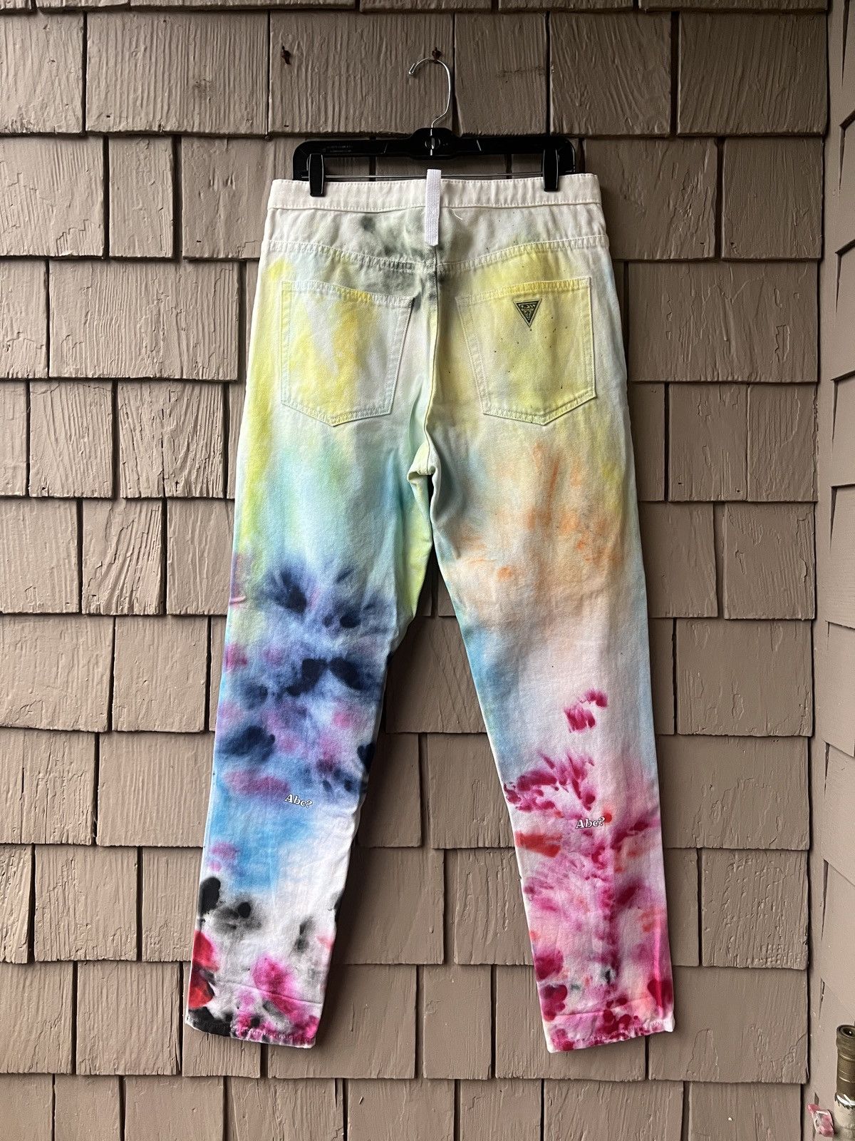 Advisory Board Crystals × Guess Advisory Board Crystals Crystal Infused White Jean Size US 32 / EU 48 - 2 Thumbnail