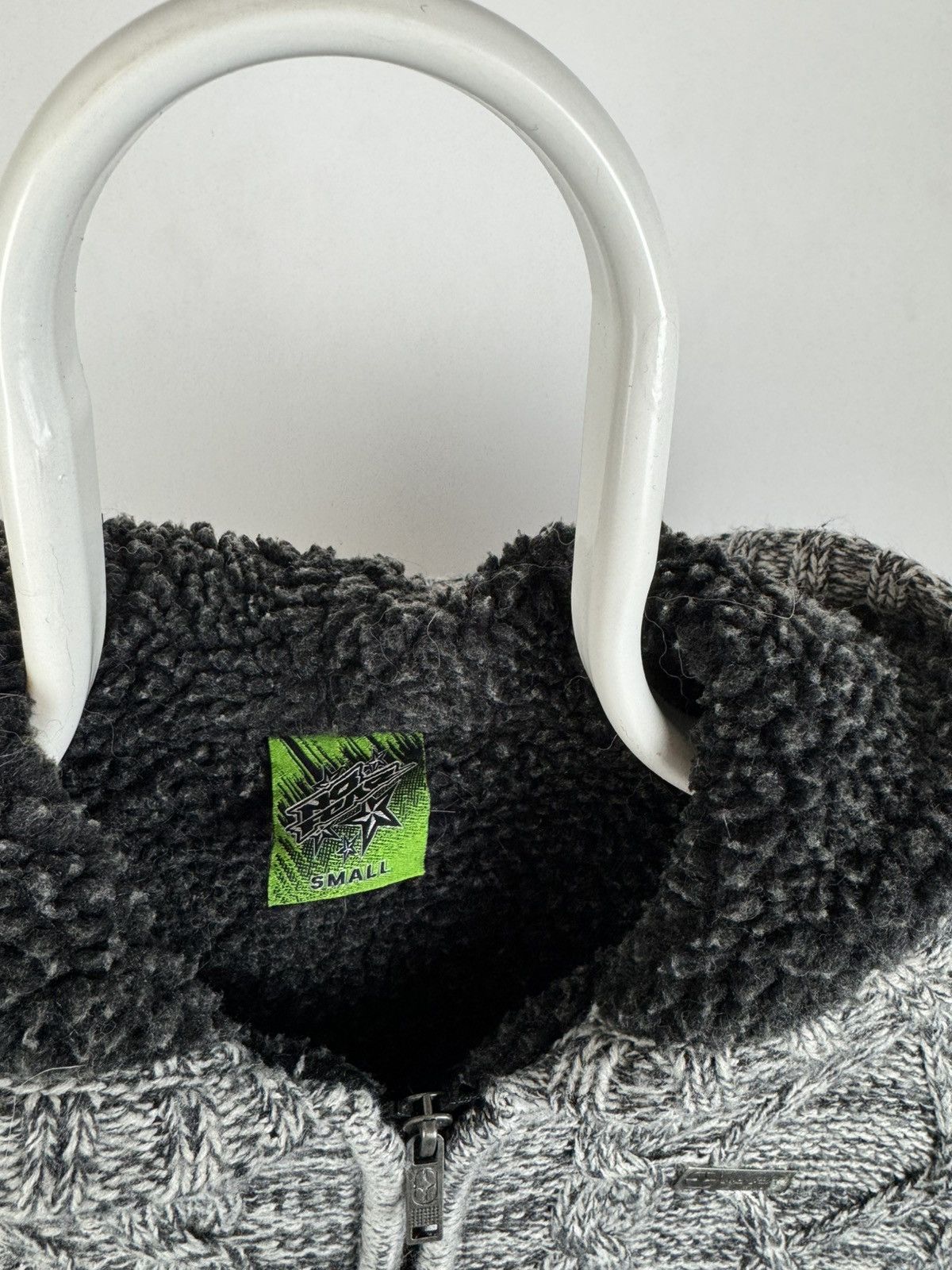 No Fear Vintage No Fear Knitted Sherpa Hoodie Size US S / EU 44-46 / 1 - 3 Thumbnail