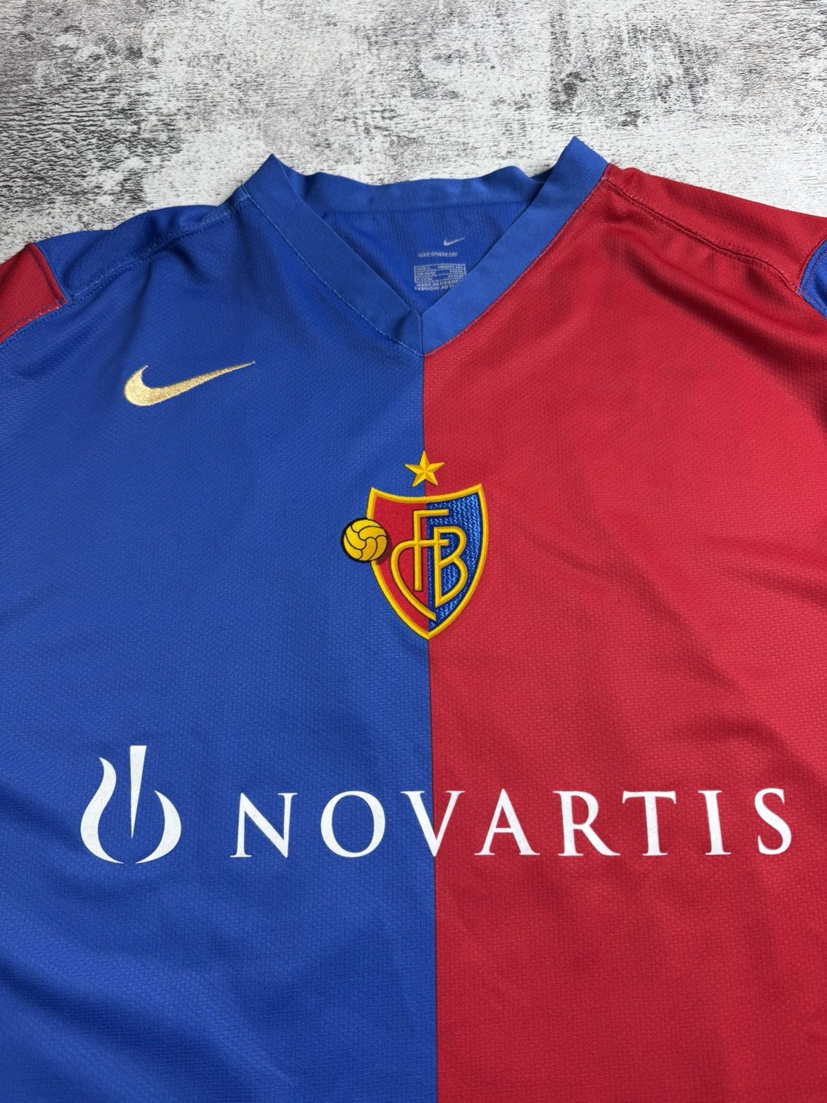 Nike BASEL 2006/2008 Matthias Nike Bloke core Soccer Football Fan T Shirt Jersey Kit Size US L / EU 52-54 / 3 - 7 Thumbnail