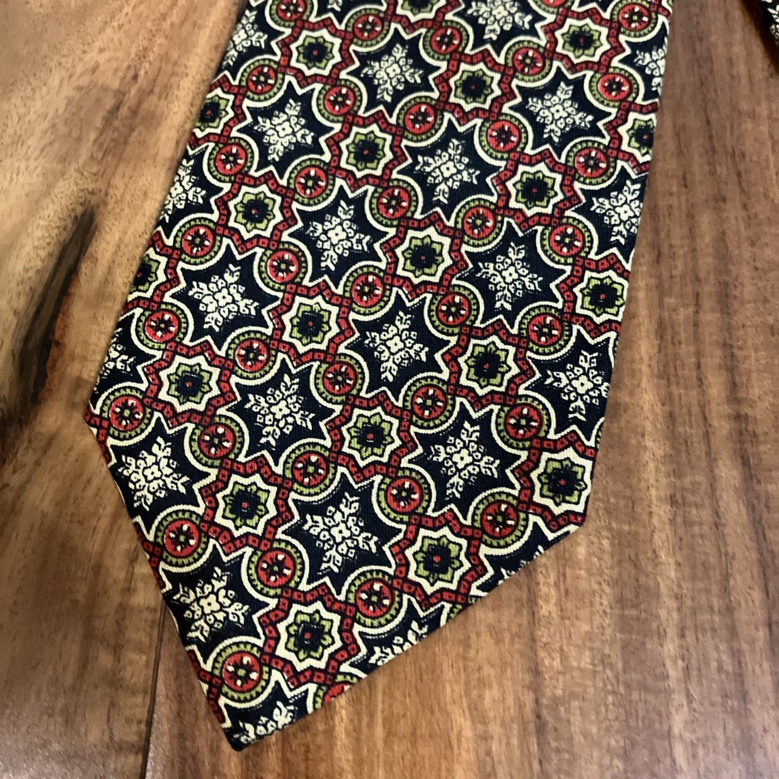 Robert Talbott ROBERT TALBOTT Men Silk Tie USA Designer Psychedelic English Size ONE SIZE - 10 Thumbnail