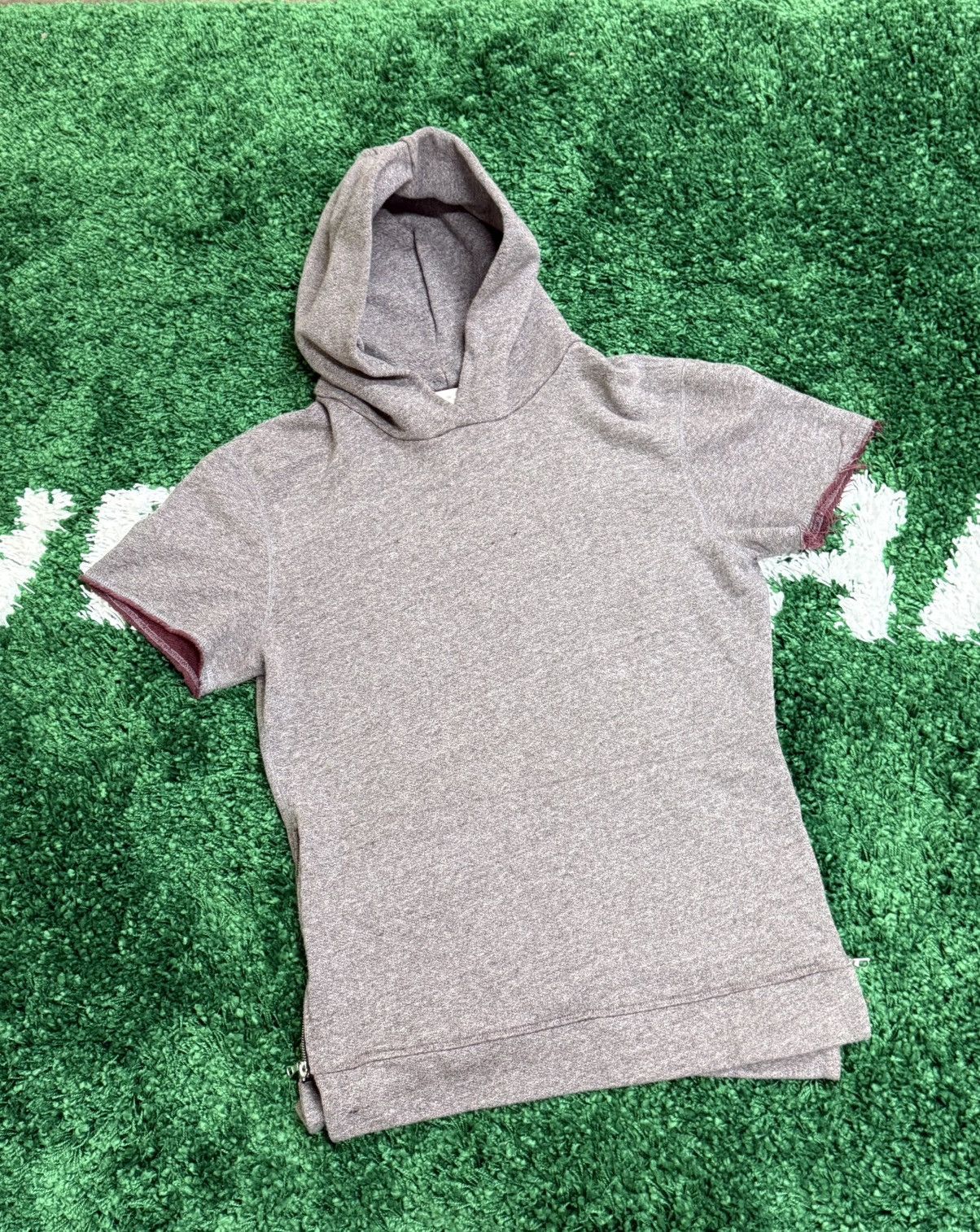 John Elliott × Kith Kith X John Elliott Short Sleeve Villain Hoodie Mens Grey Size US L / EU 52-54 / 3 - 2 Thumbnail