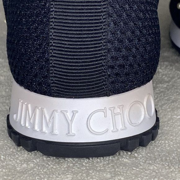 Jimmy Choo Jimmy Choo Oakland Mesh Studded Slip-On Sneakers Size US 7.5 / EU 40-41 - 5 Thumbnail