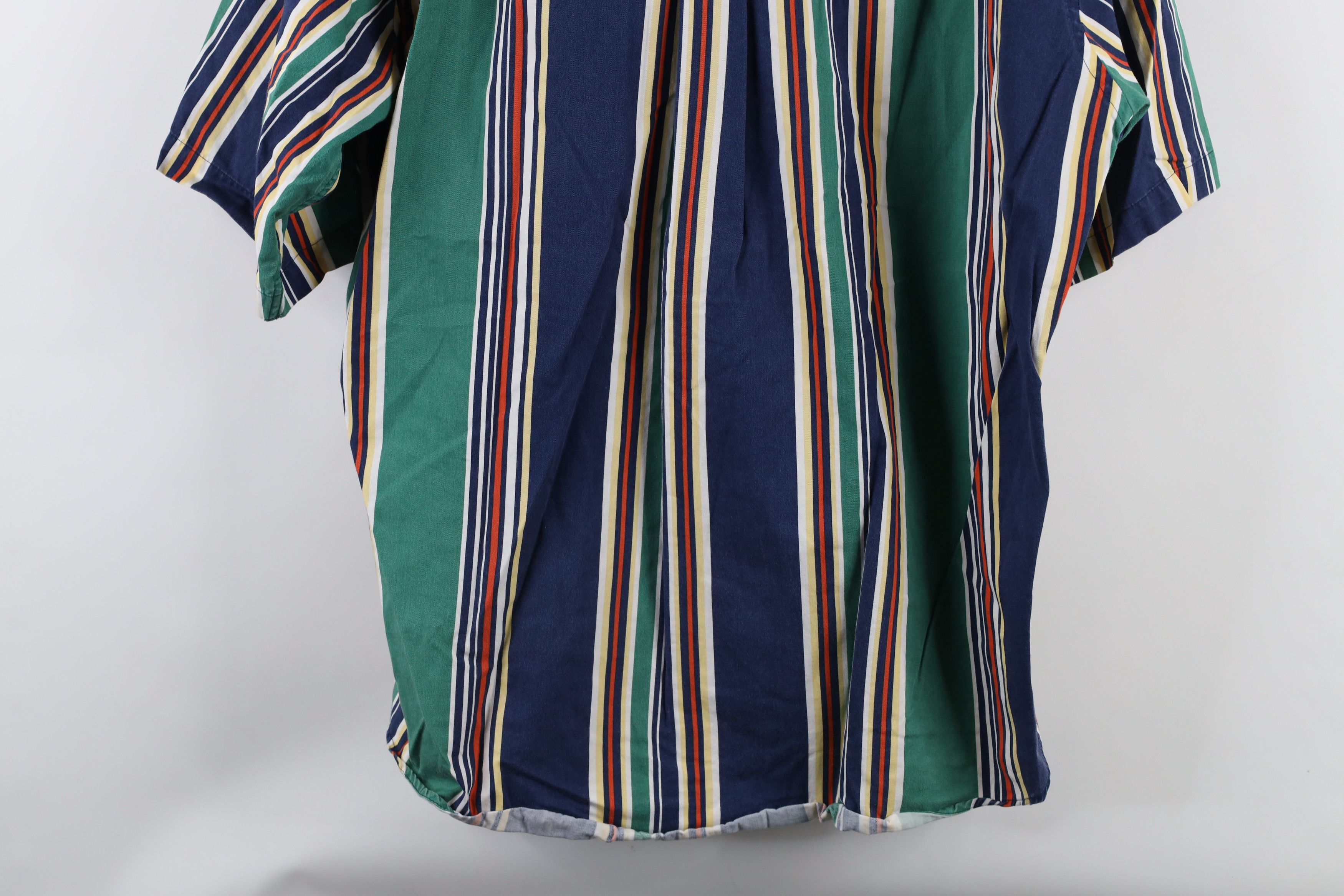 Vintage Vintage 90s Streetwear Rainbow Striped Button Down Shirt Size US L / EU 52-54 / 3 - 12 Thumbnail