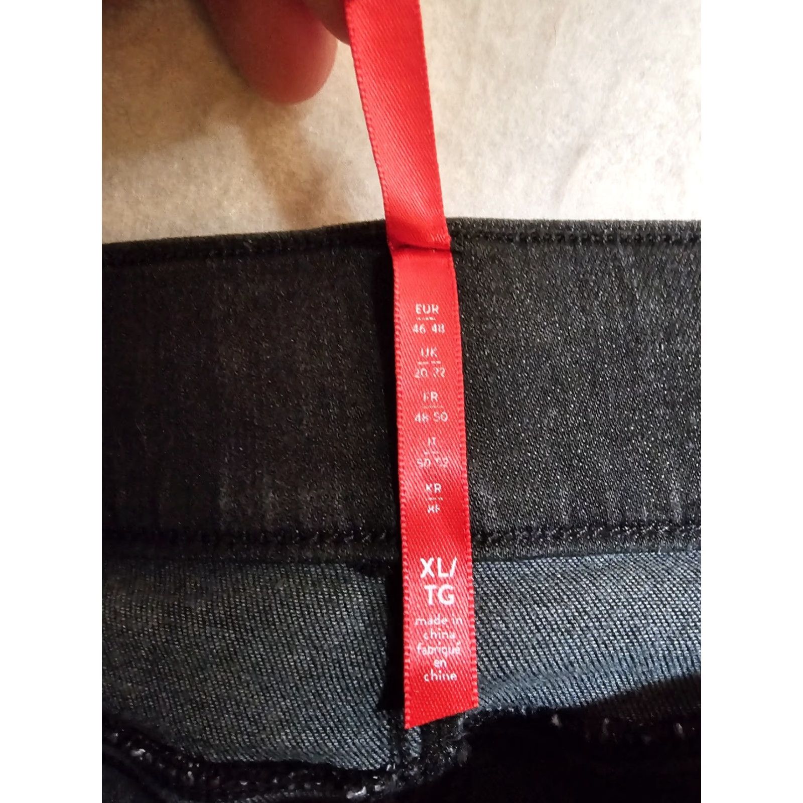 Spanx Spanx Jeans Black Stretch Denim Pull On High Rise Skinny Ankle Jegging Womens XL Size 40" / US 18 - 5 Thumbnail