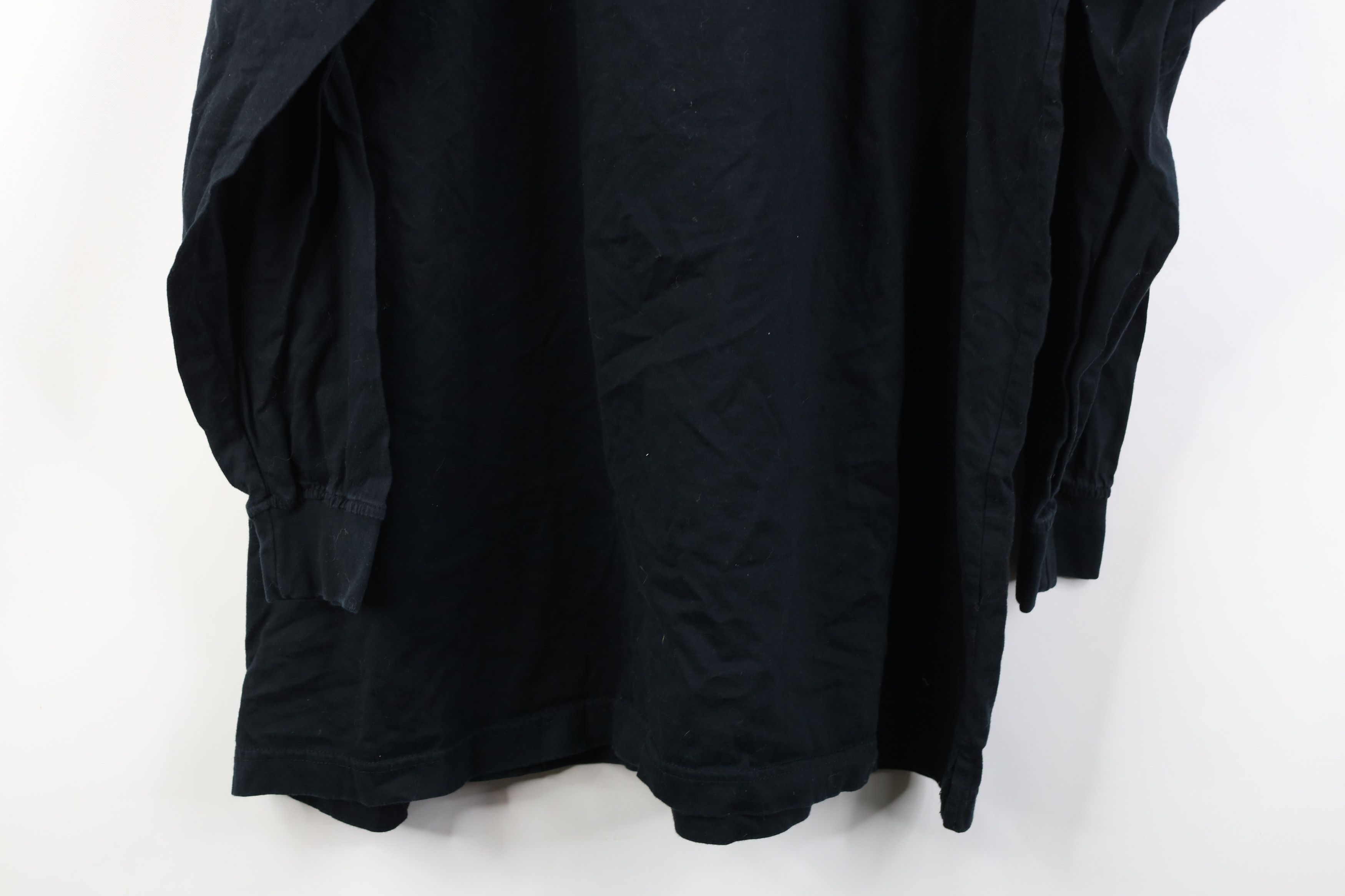 Vintage Vintage 90s Streetwear Heavyweight Turtleneck T-Shirt Black Size US XXL / EU 58 / 5 - 12 Thumbnail