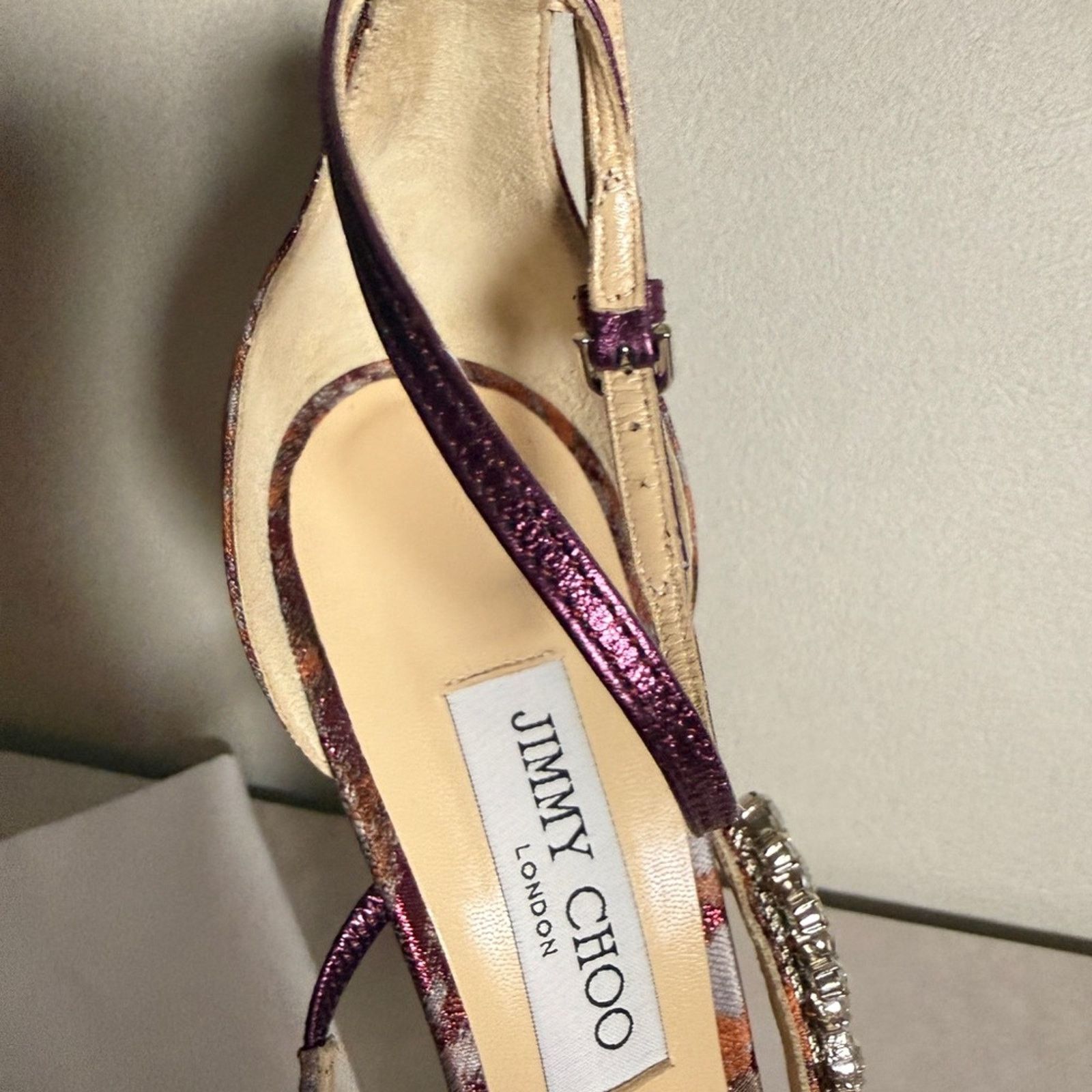 Jimmy Choo Jimmy Choo Bobbie Embellished Heels 100 Size US 8.5 / IT 38.5 - 5 Thumbnail