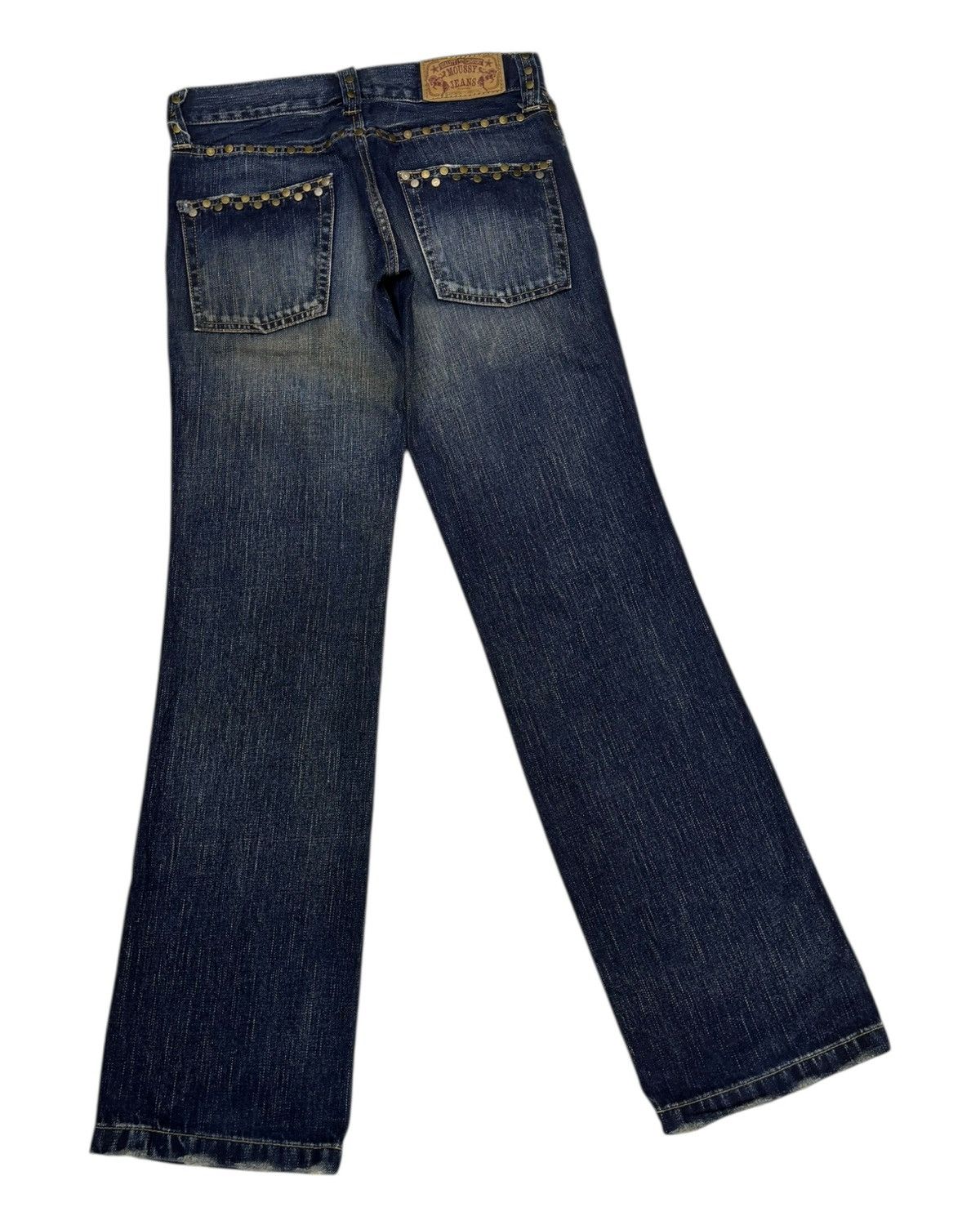 MOUSSY Vintage Flared Jeans Moussy Patches Denim Jean Size 29" - 4 Thumbnail