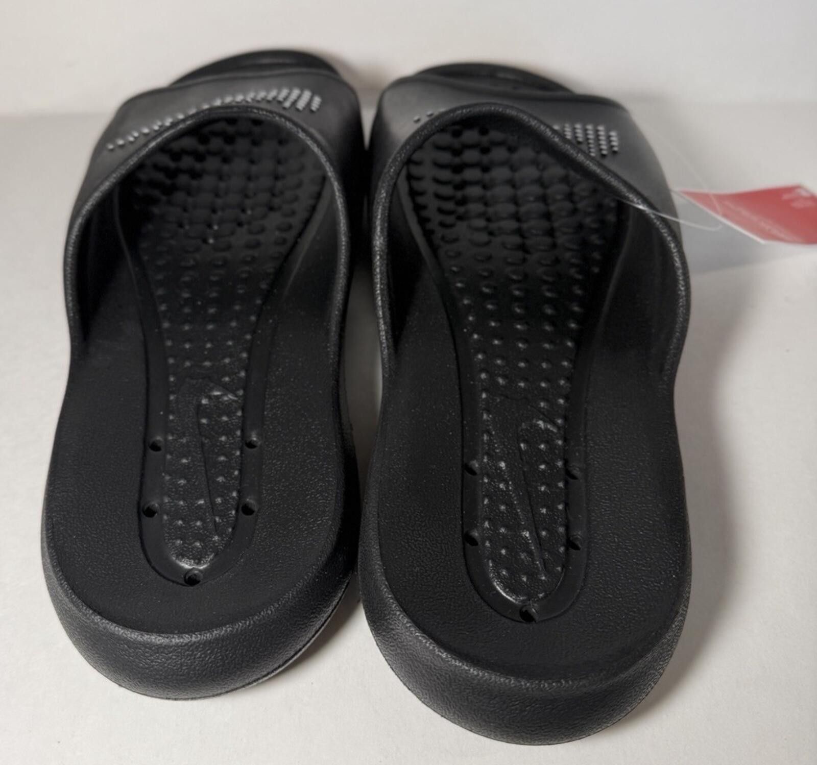 Nike NIKE VICTORI ONE SHOWER SLIDES BLACK/WHITE Men's 7 Size US 7 / EU 40 - 2 Thumbnail