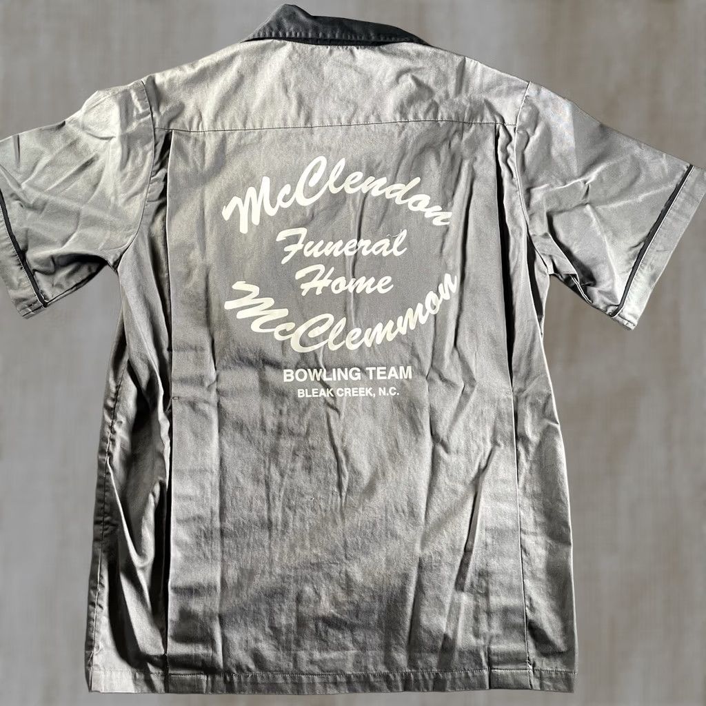 Vintage Mythical Good Mythical Morning Shirt Men’s S GMM Bleak Creek Bowling Team Book Shirt Gray Mens Small Size S Shirt Size US S / EU 44-46 / 1 - 1 Thumbnail
