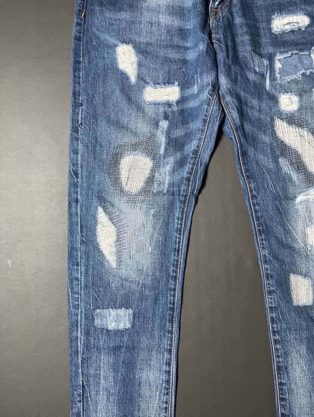 RRL Ralph Lauren RRL Patchwork Jeans Size US 34 / EU 50 - 7 Thumbnail