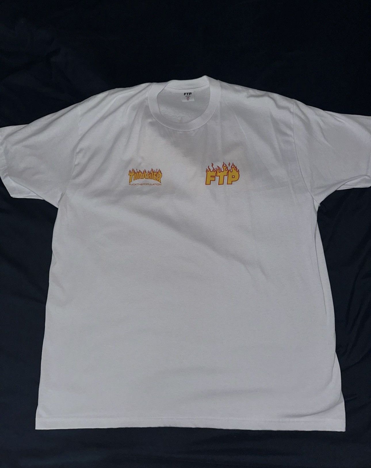 Fuck The Population × Thrasher FTP x THRASHER TEE Size US XXL / EU 58 / 5 - 2 Thumbnail