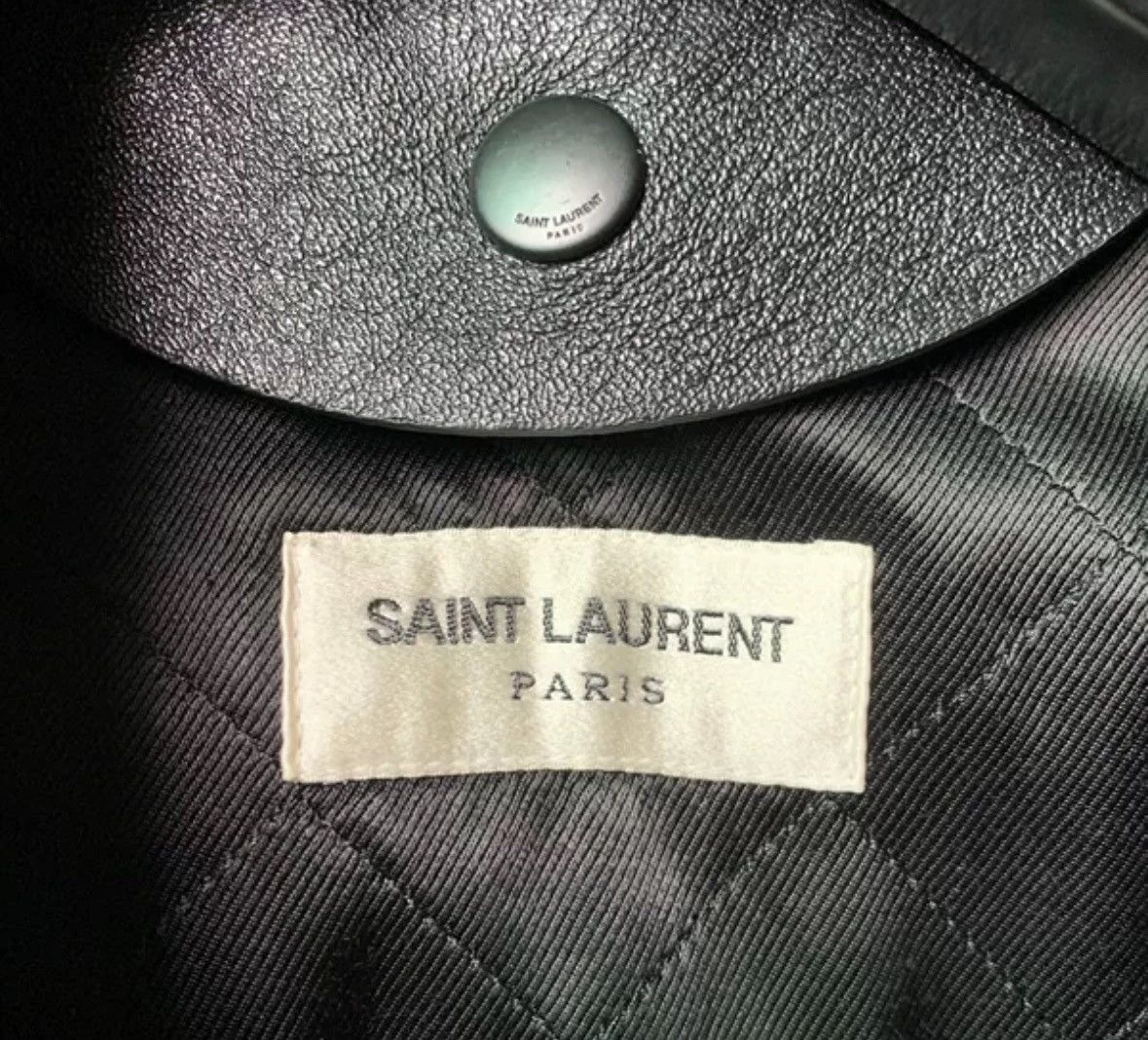 Saint Laurent Paris × Yves Saint Laurent SAINT LAURENT AW19 heavy-duty cotton wool collar jacket Size US M / EU 48-50 / 2 - 4 Thumbnail