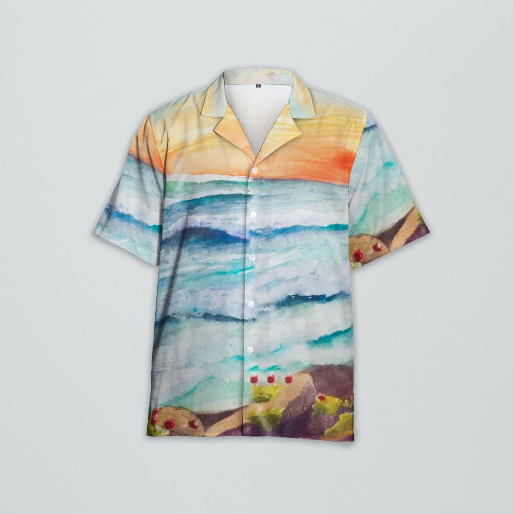 Designer Abstract-Print Shirt Size US M / EU 48-50 / 2 - 1 Thumbnail