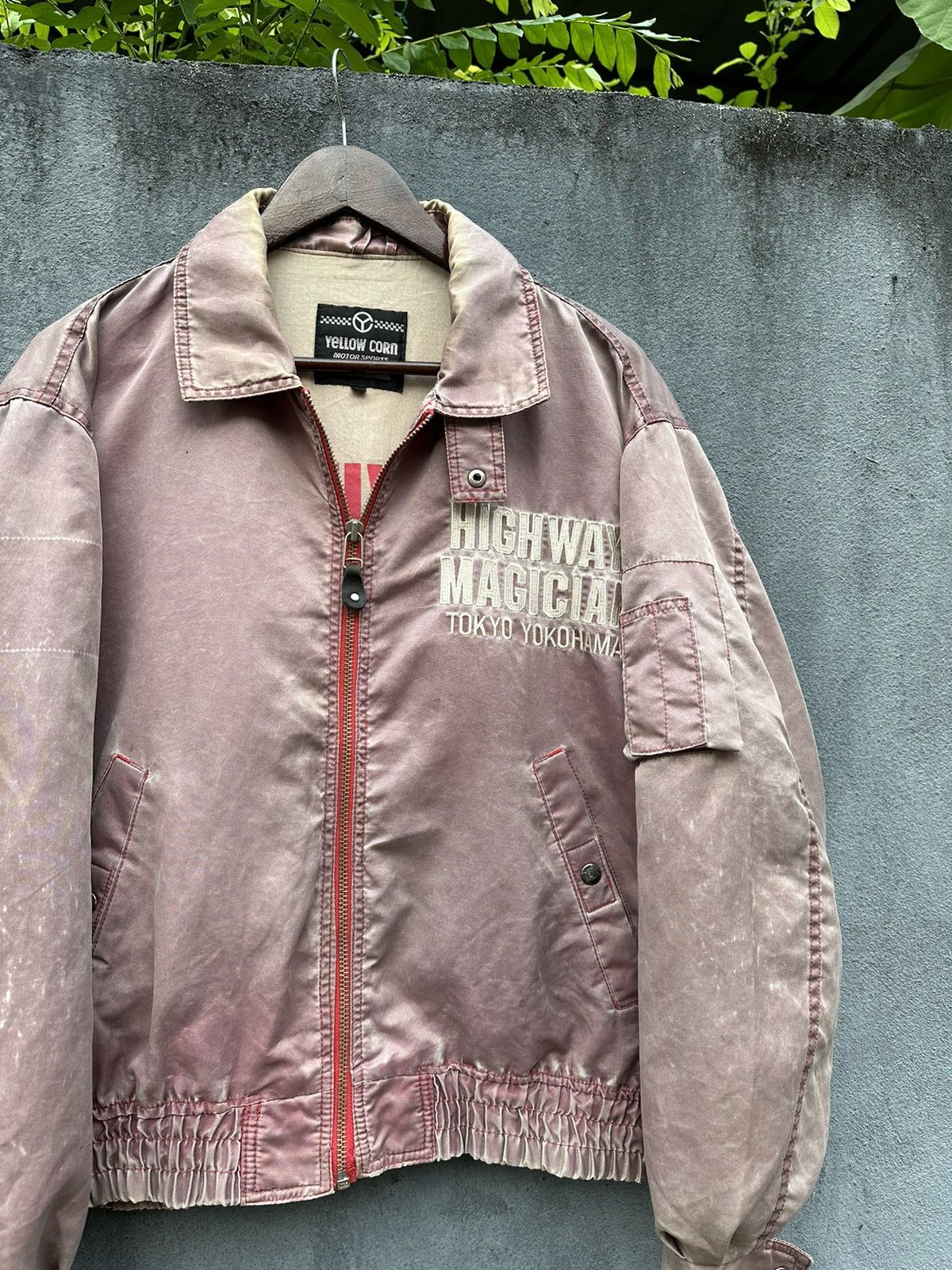 YELLOW CORN 👹Vintage Faded Yellow Corn SLEDGE HAMMER Bomber Jacket Size US M / EU 48-50 / 2 - 6 Thumbnail
