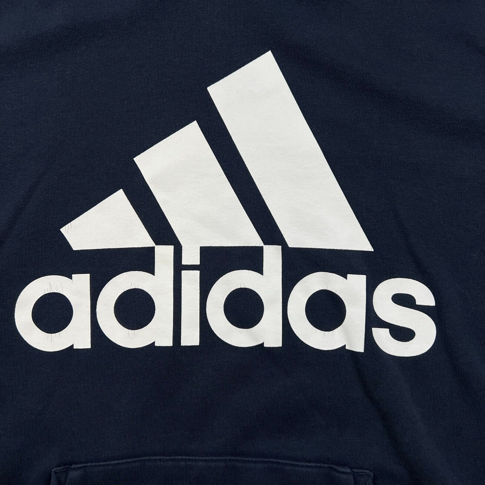 Adidas × Vintage Adidas Hoodie Large Essentials Pullover Hooded Sweatshirt Size US L / EU 52-54 / 3 - 2 Thumbnail