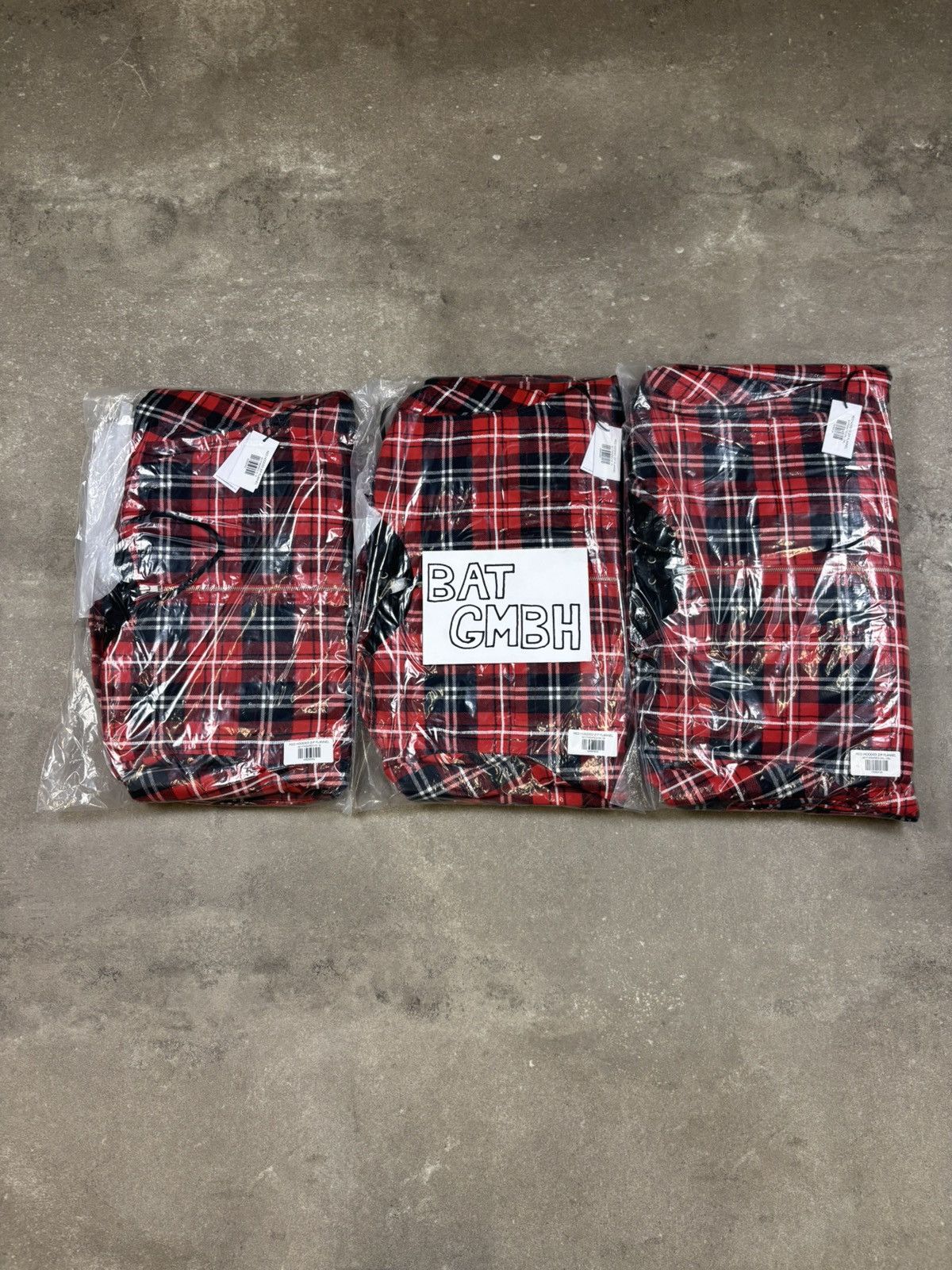 Sp5der Sp5der Hooded Zip Flannel Shirt Jacket, Red Size US S / EU 44-46 / 1 - 13 Thumbnail