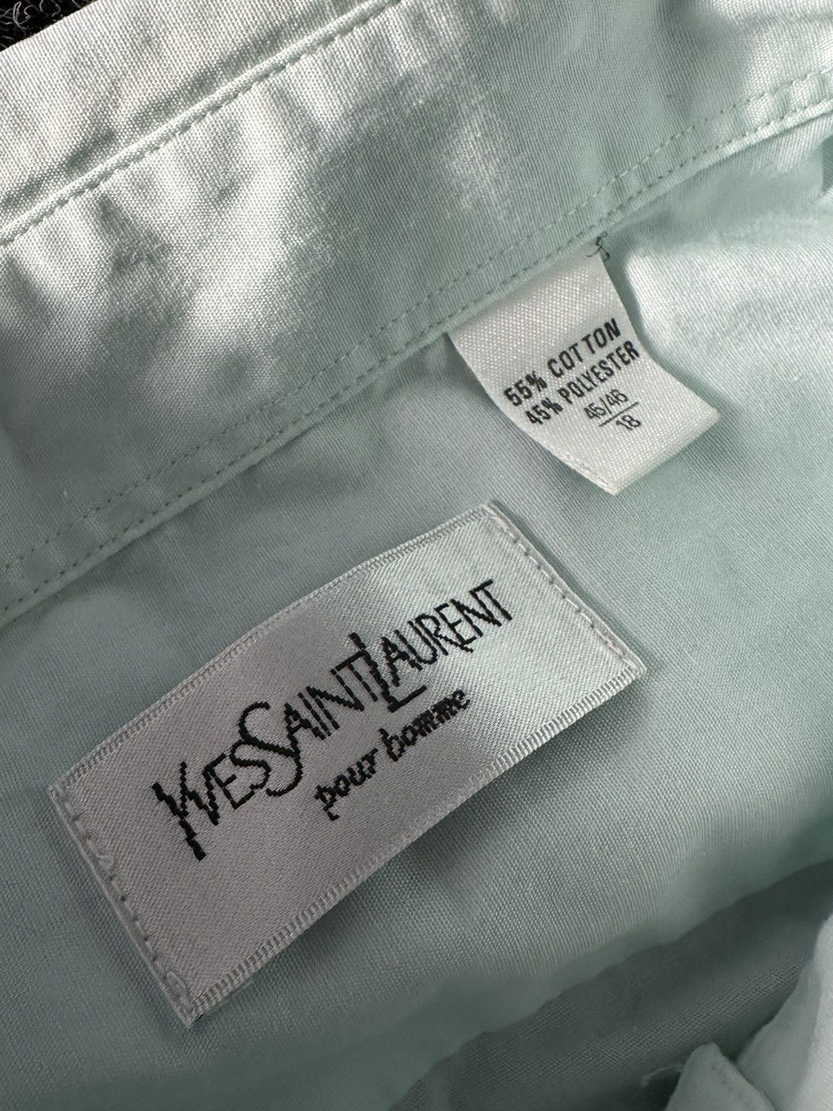 Yves Saint Laurent VNTG🚨Yves Saint Laurent MINT COTTON shirt YSL rare OLD MONEY Size US XL / EU 56 / 4 - 6 Thumbnail