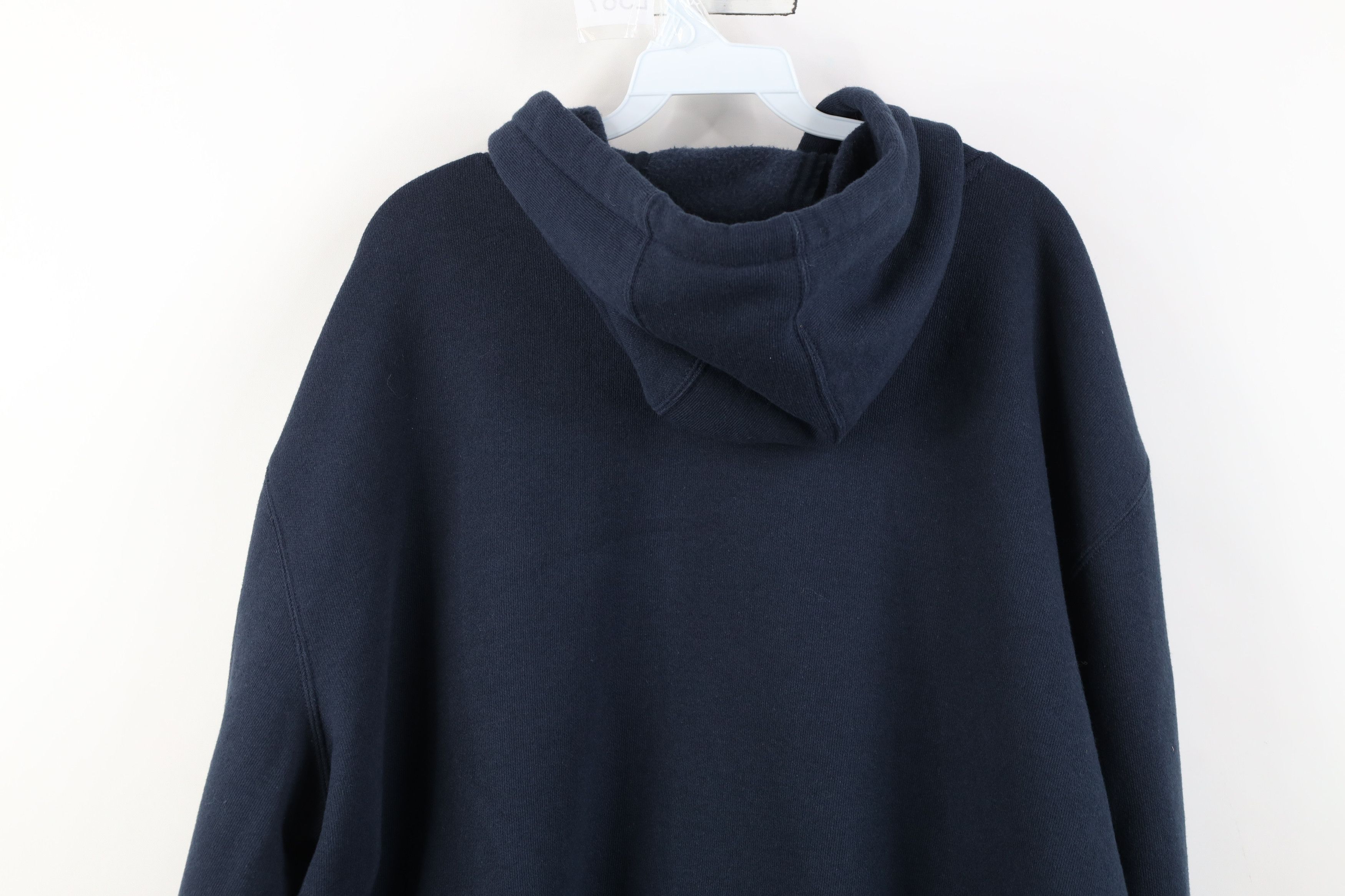 Carhartt Vintage Y2K Carhartt Heavyweight Hoodie Sweatshirt Blue Size US XXL / EU 58 / 5 - 14 Thumbnail