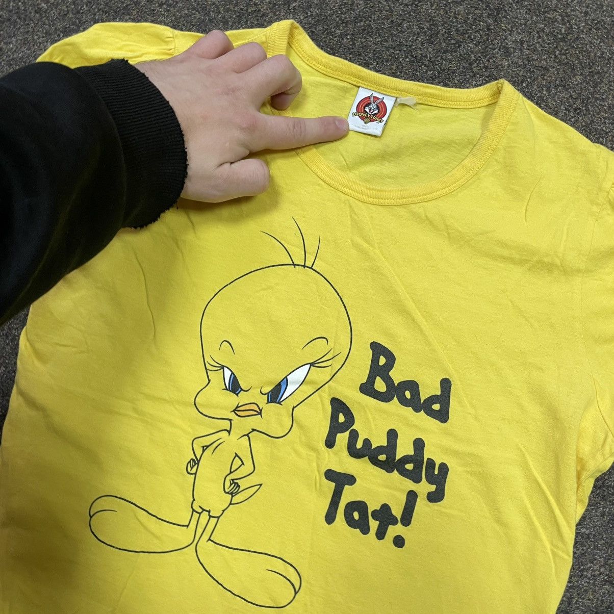Vintage Vintage Y2K Tweety Graphic Tee Sun Faded Cartoon Streetwear Size M / US 6-8 / IT 42-44 - 4 Thumbnail
