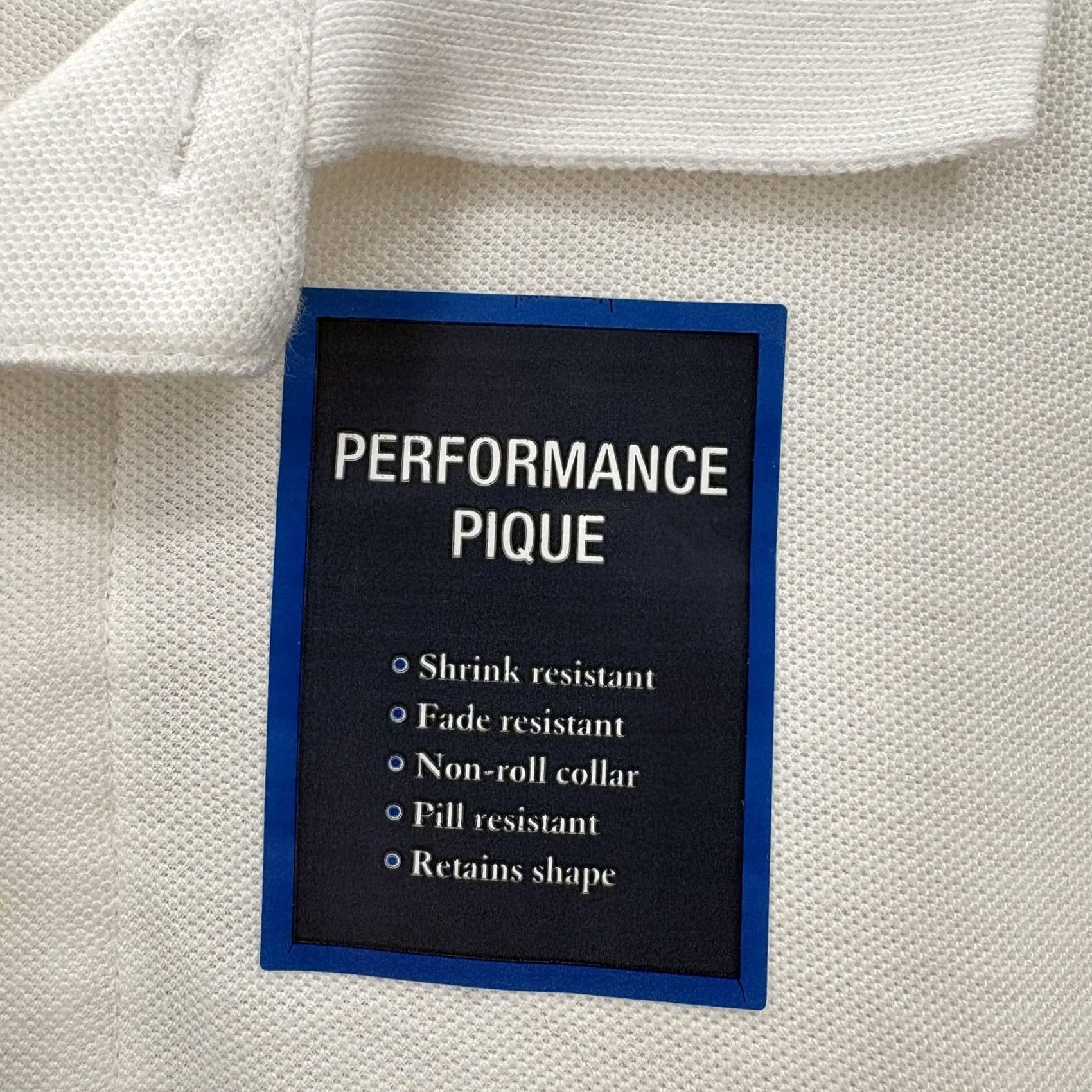 Croft & Barrow Croft & Barrow Polo Shirt Mens XL White Performance Pique Short Sleeve NWT Size US XL / EU 56 / 4 - 4 Thumbnail